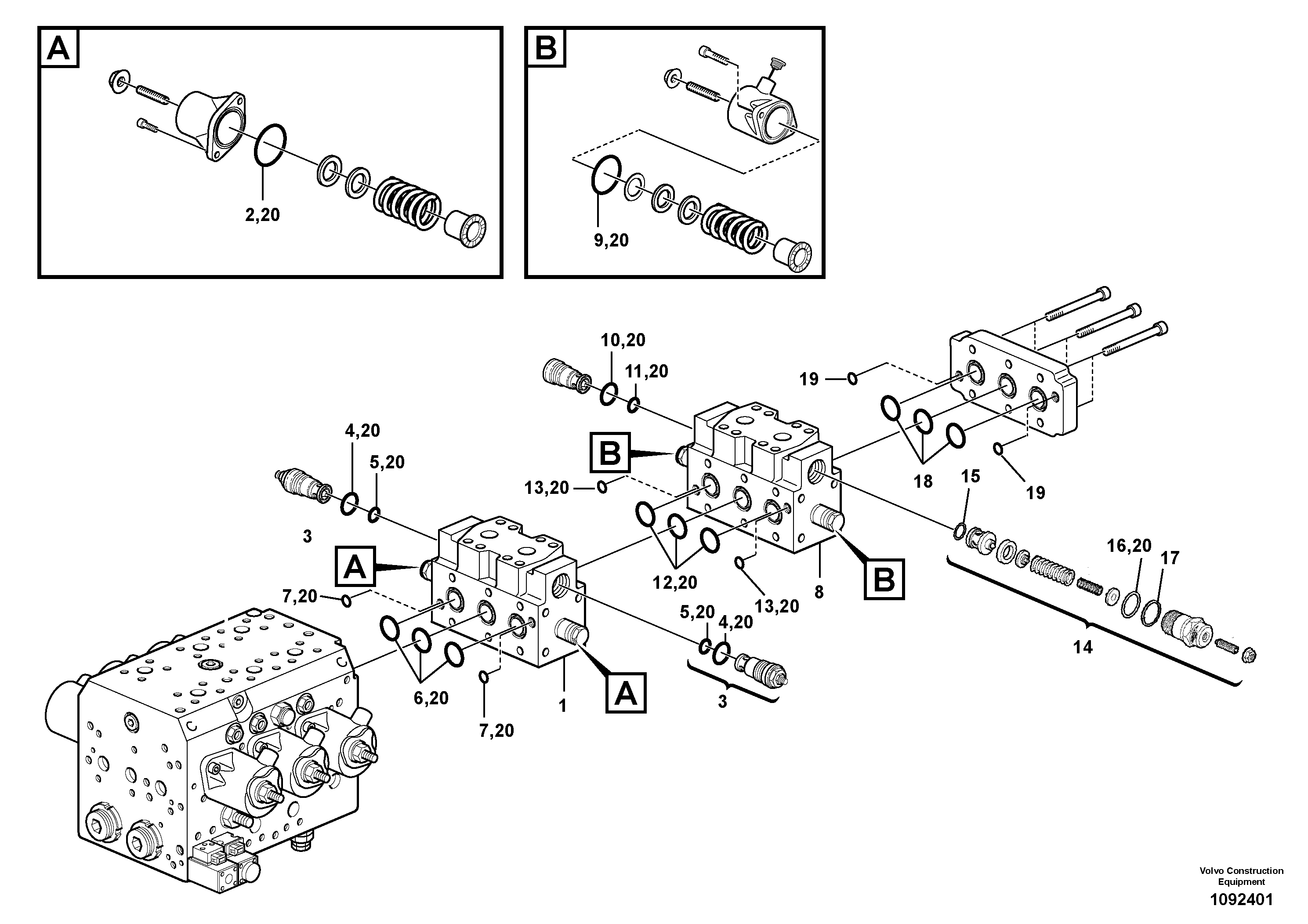 Приборы VOE17476039 VOLVO