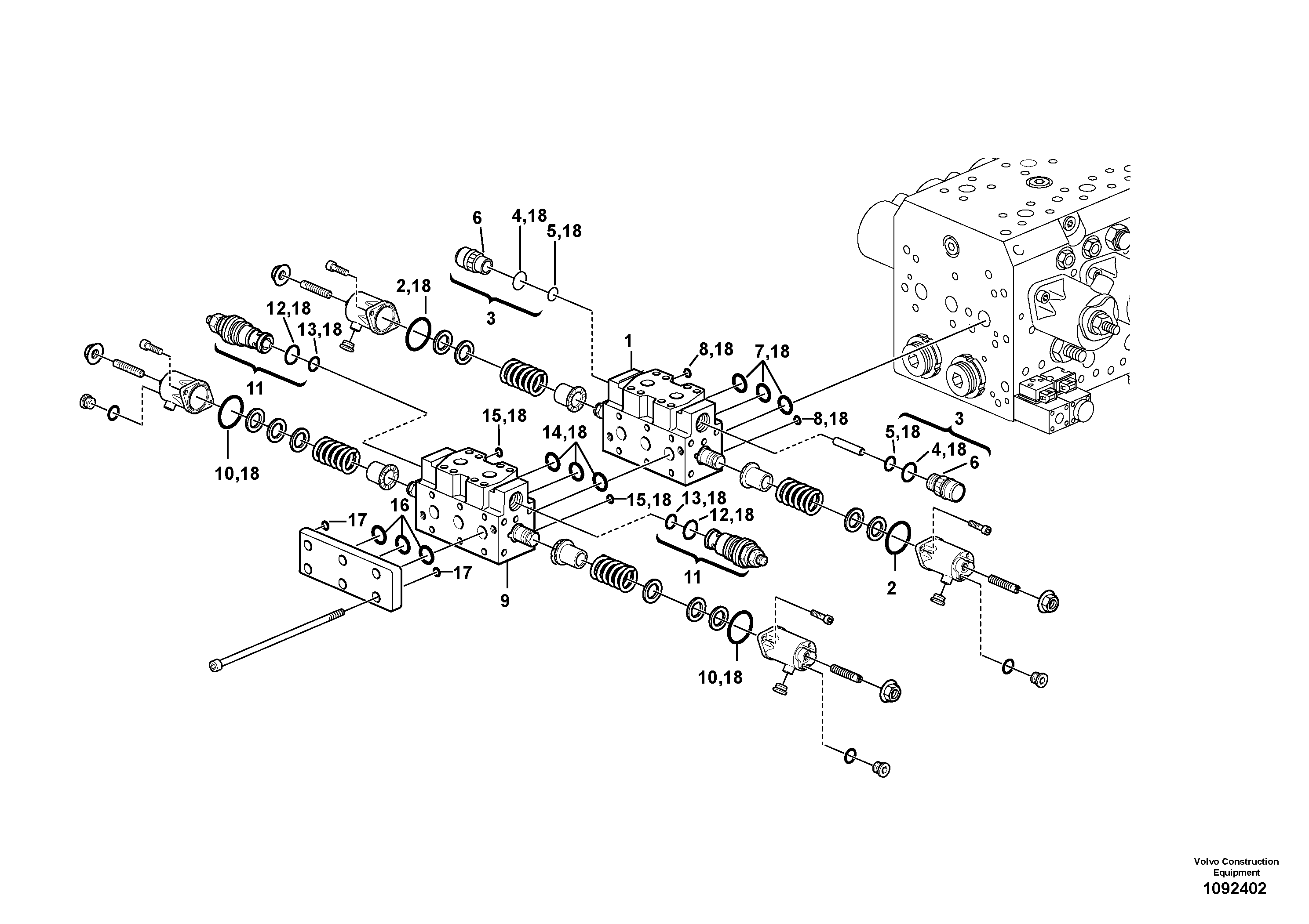 Приборы VOE17476042 VOLVO