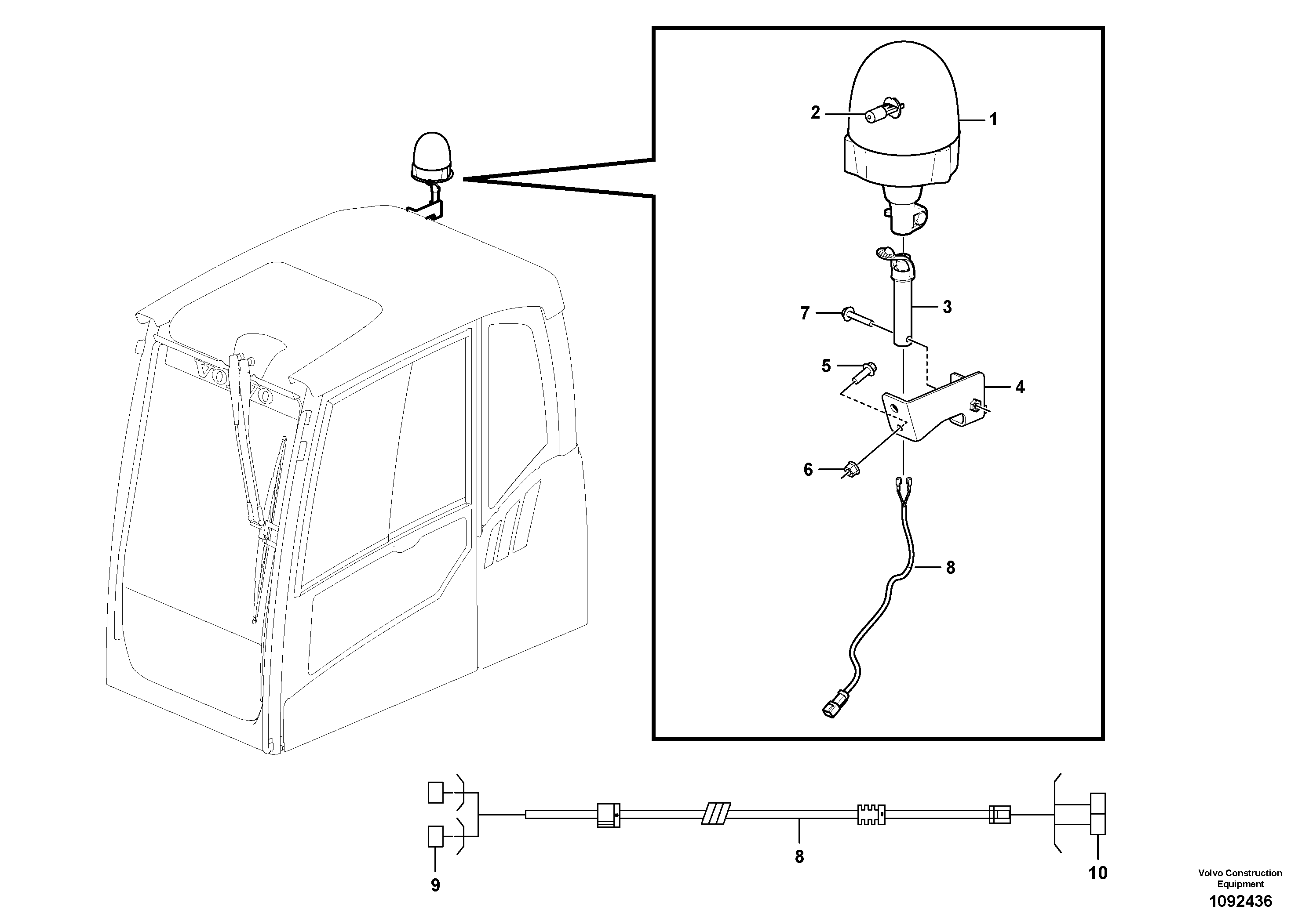 Support Leg VOE14712456 VOLVO