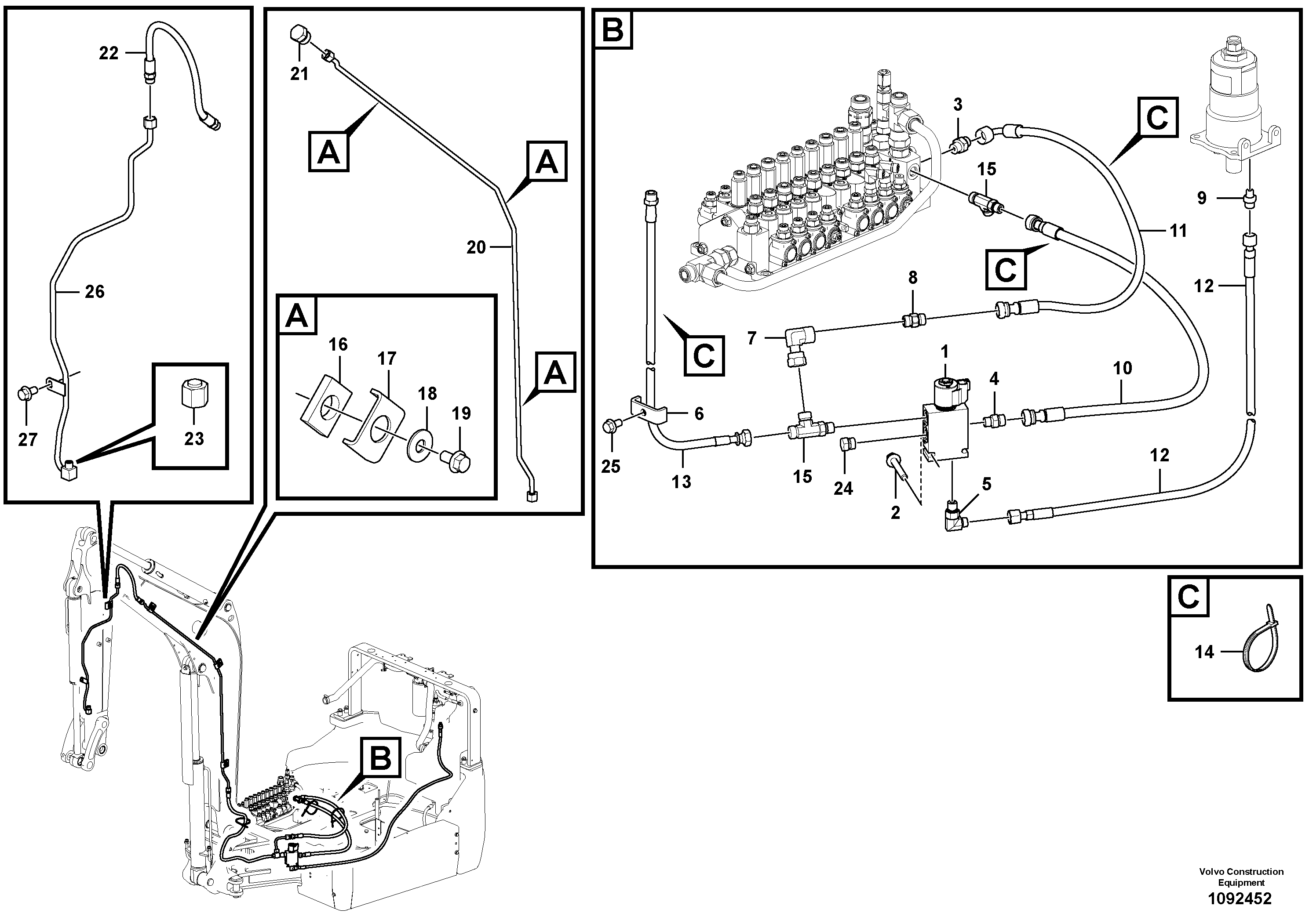Fuel miser valve VOE15688468 VOLVO