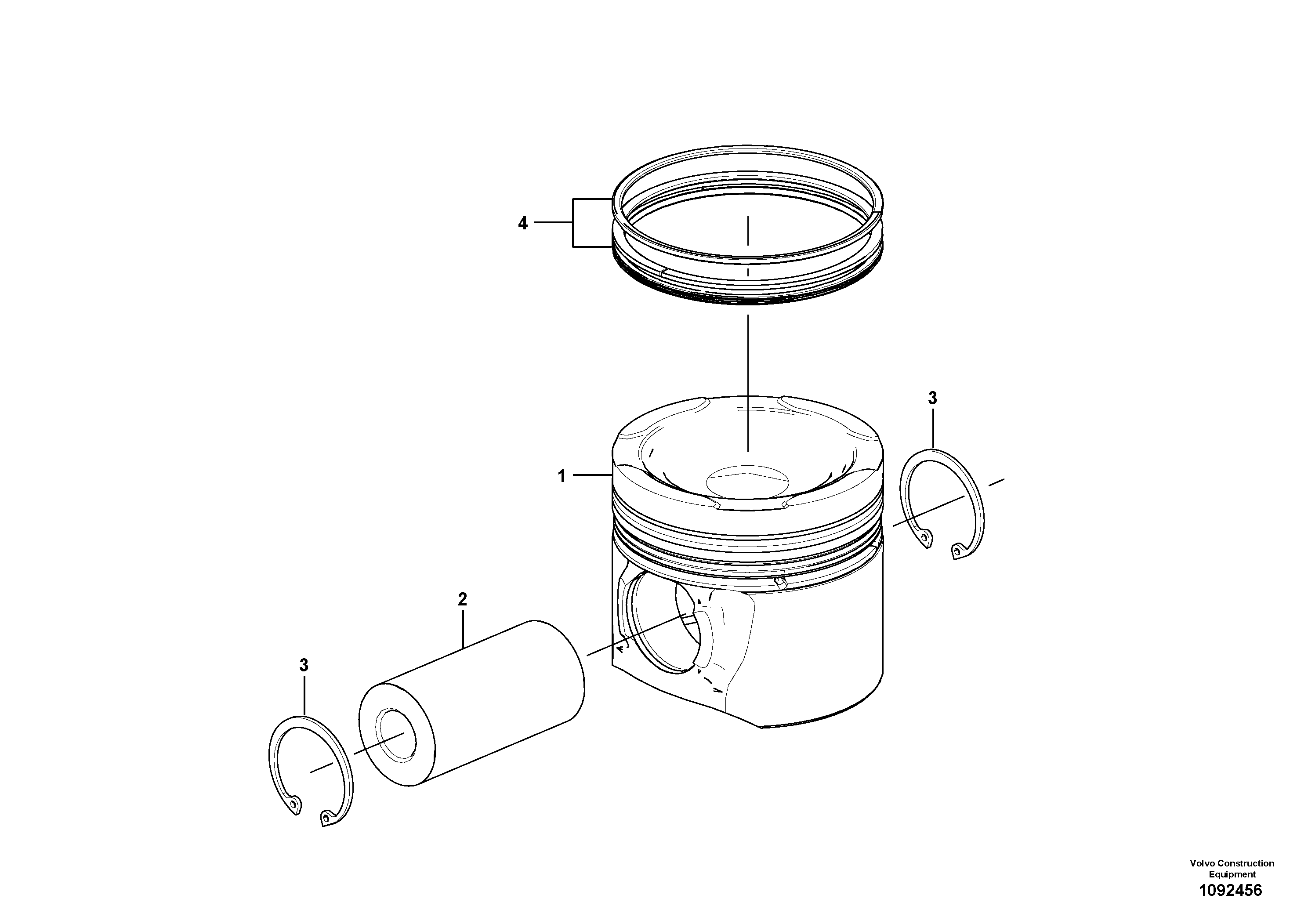Rubber Clamp VOE22920103 VOLVO