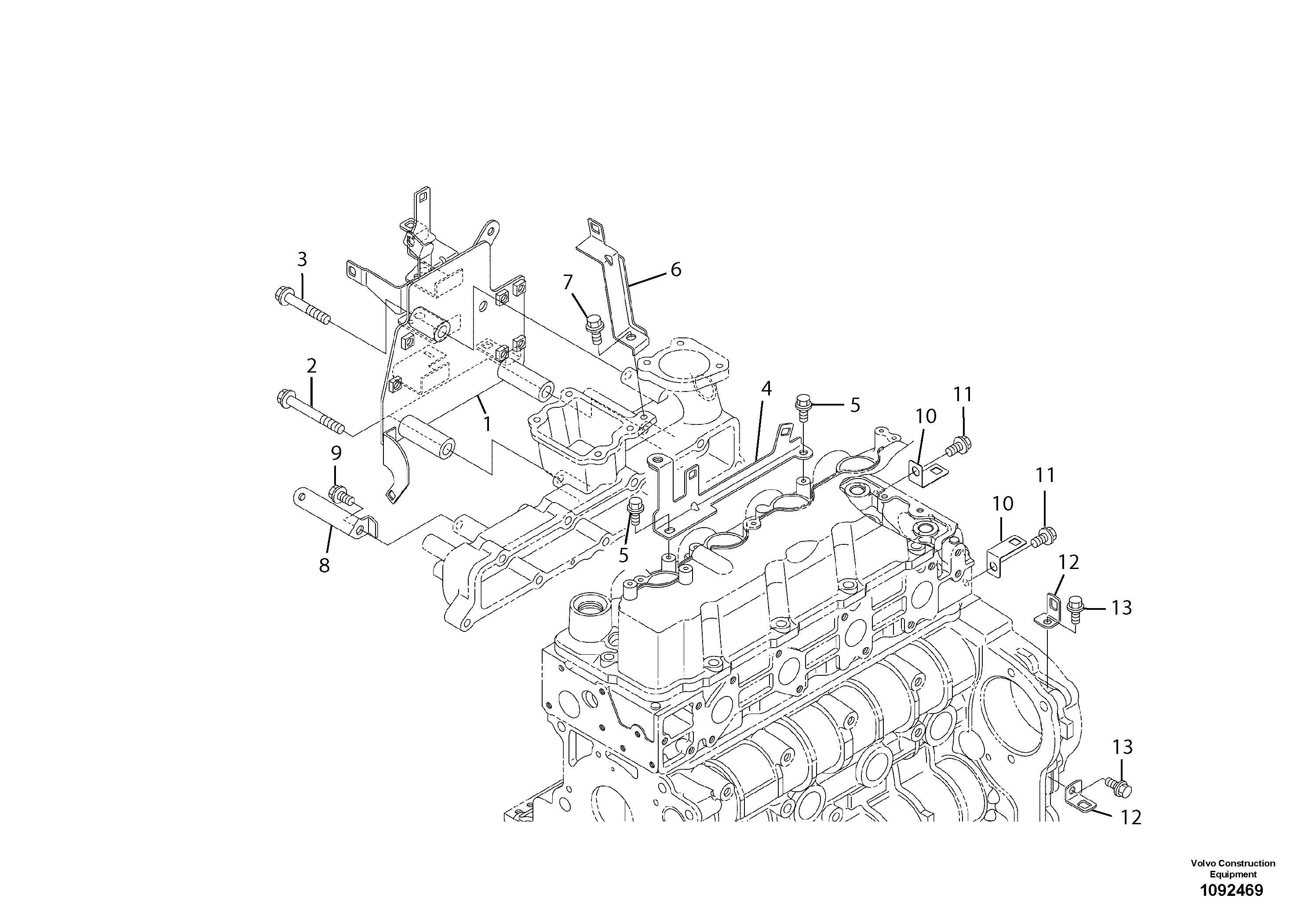 Seat frame VOE23180428 VOLVO