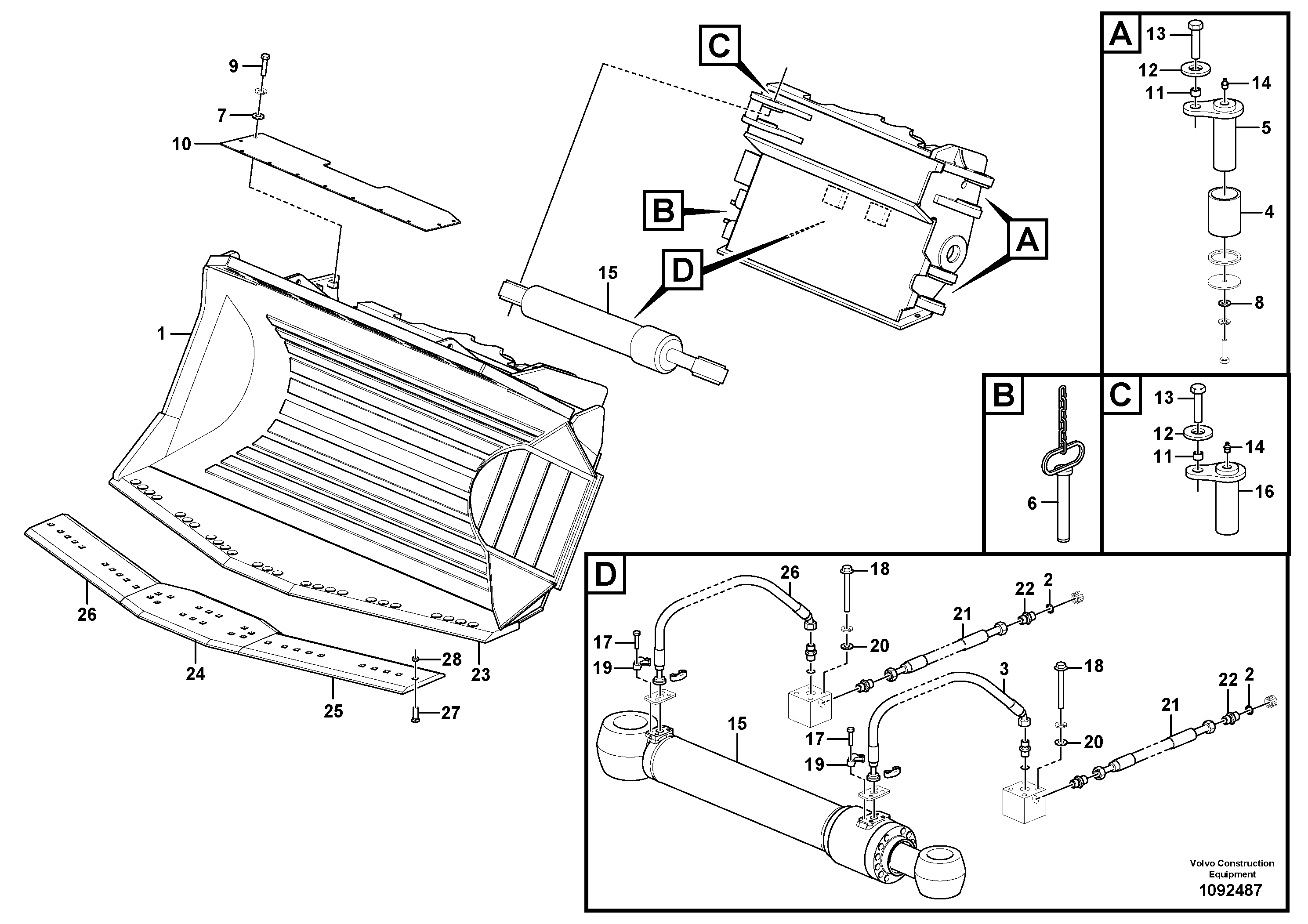 Cutting edge VOE17414331 VOLVO