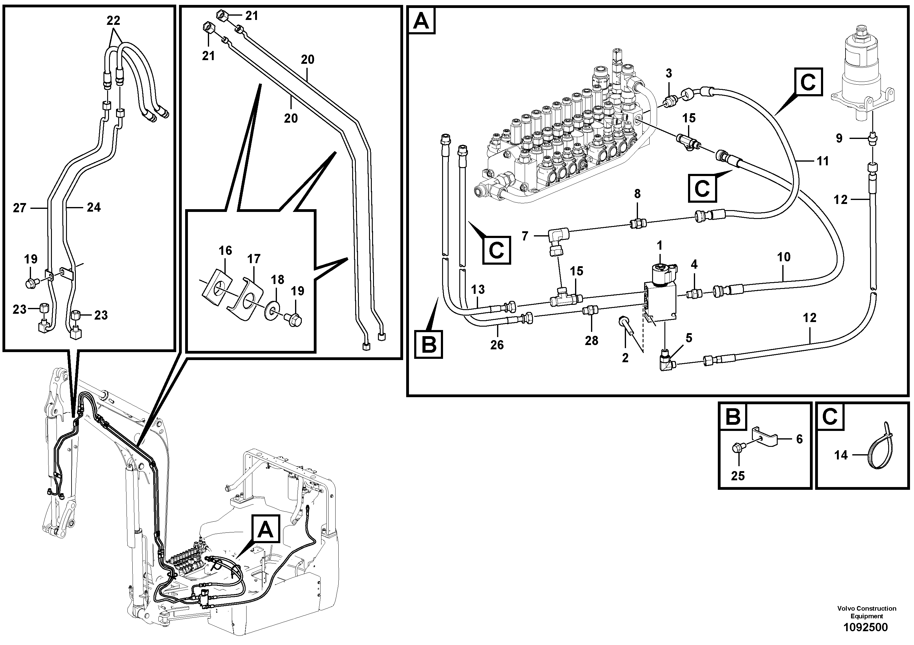 Fuel miser valve VOE15686897 VOLVO