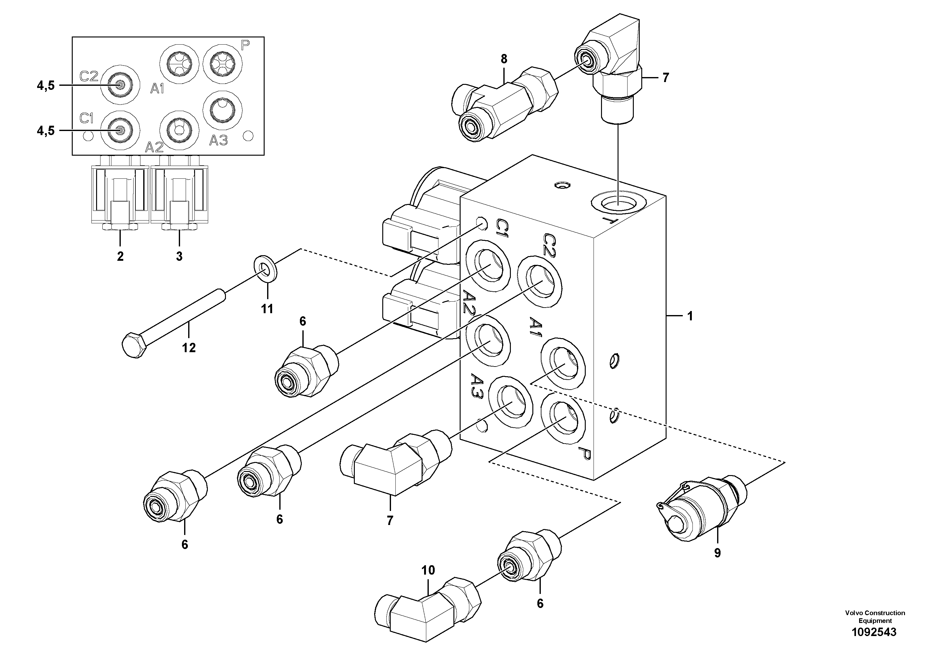 Bkt Positioner VOE17484457 VOLVO