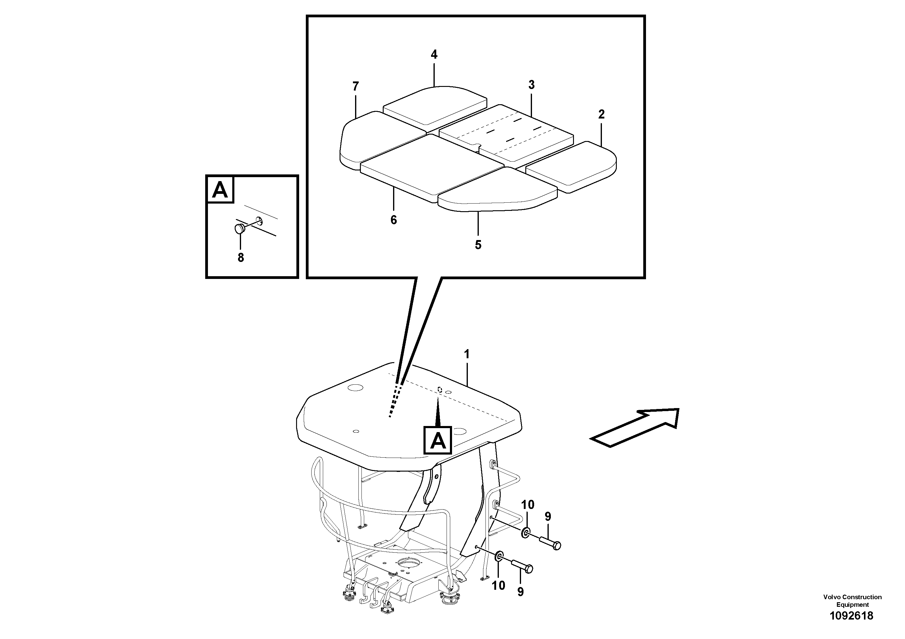 Holder VOE12841473 VOLVO