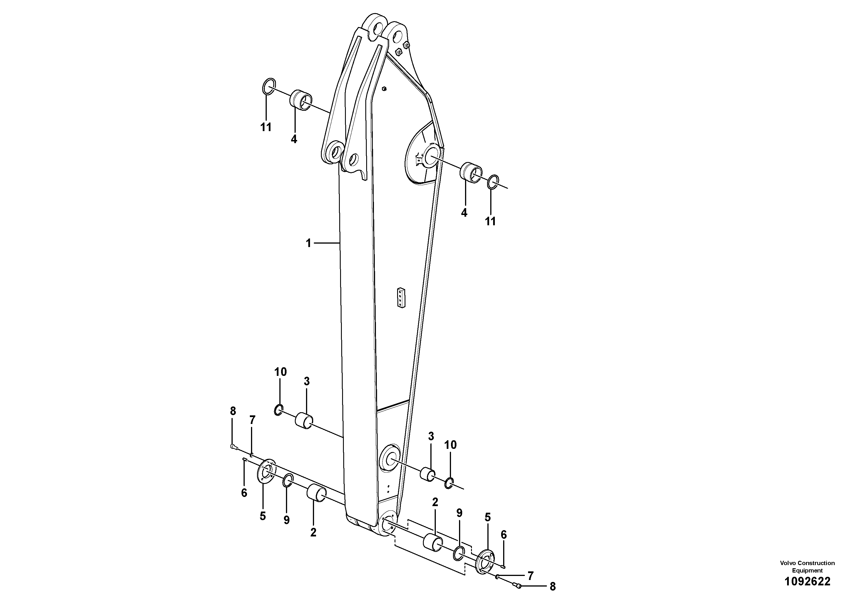 Dipper Arm VOE14722883 VOLVO