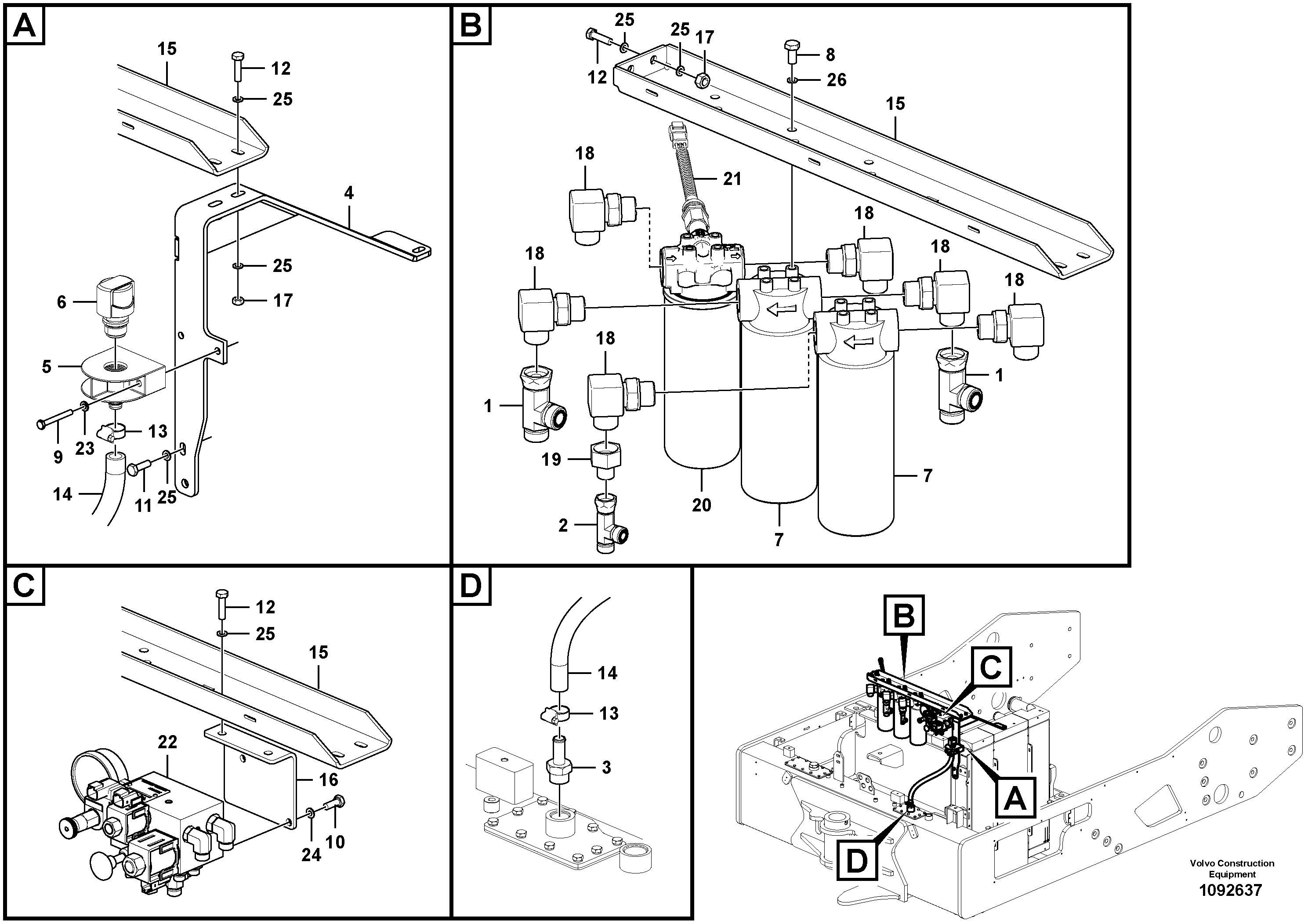 Guide Spring VOE12835807 VOLVO