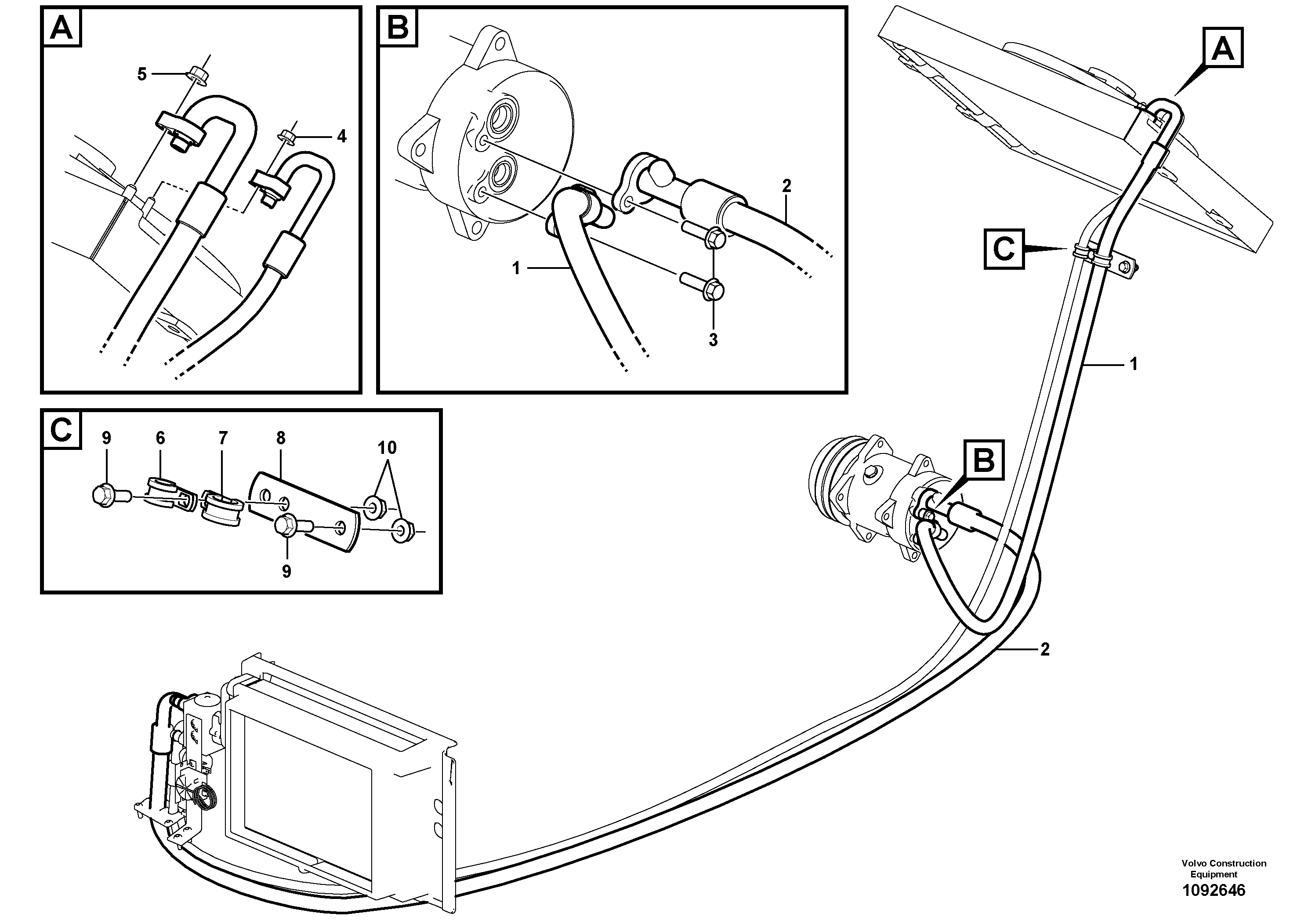Timing gear casing VOE15239858 VOLVO