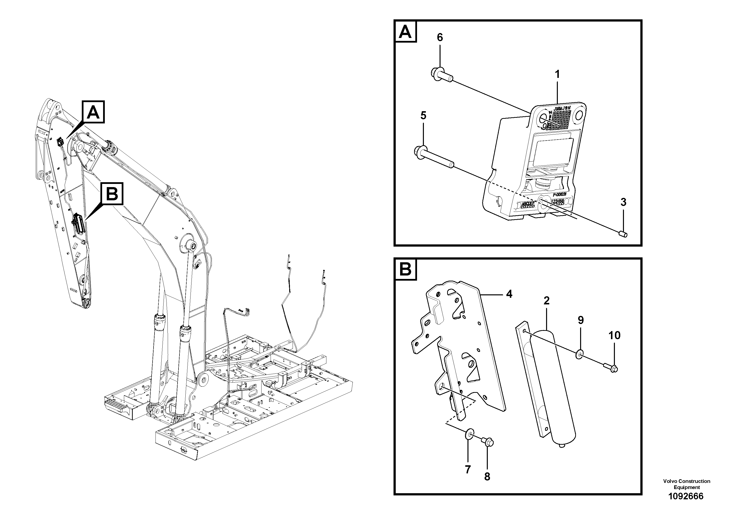 Seat frame VOE14725585 VOLVO