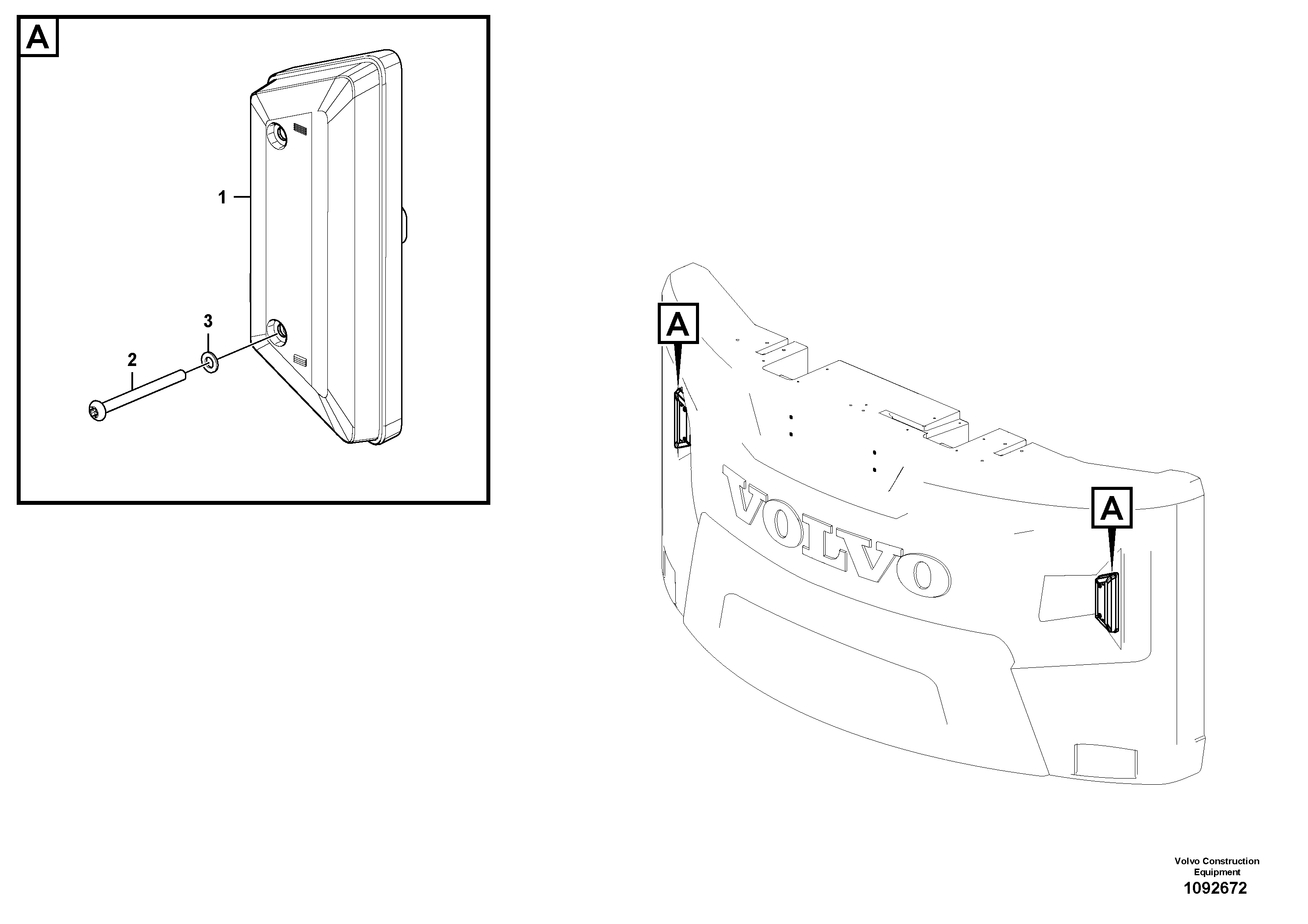 Bogie Mounting VOE15696490 VOLVO
