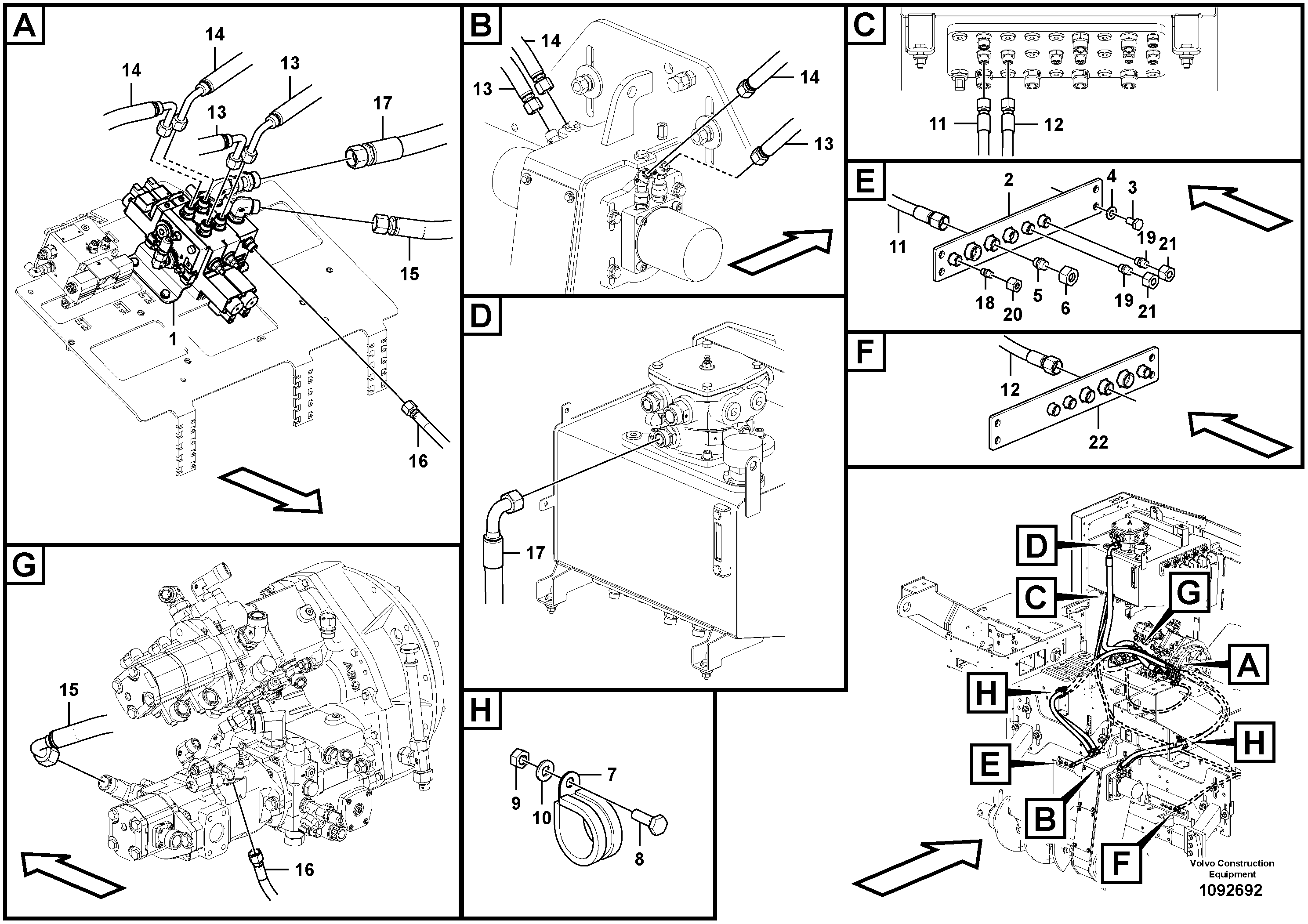 Timing gear casing VOE12818554 VOLVO