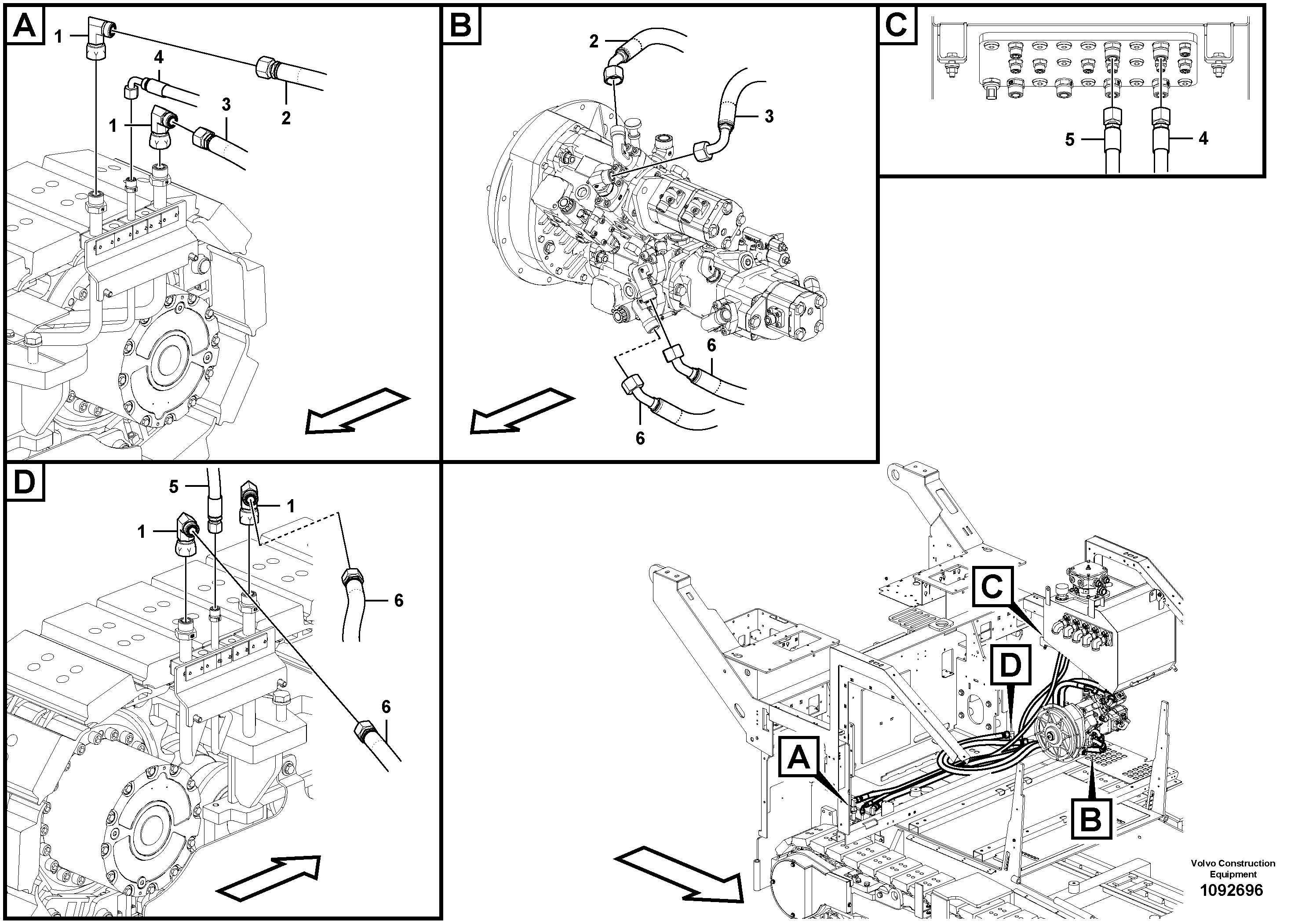 Timing gear casing VOE15801231 VOLVO