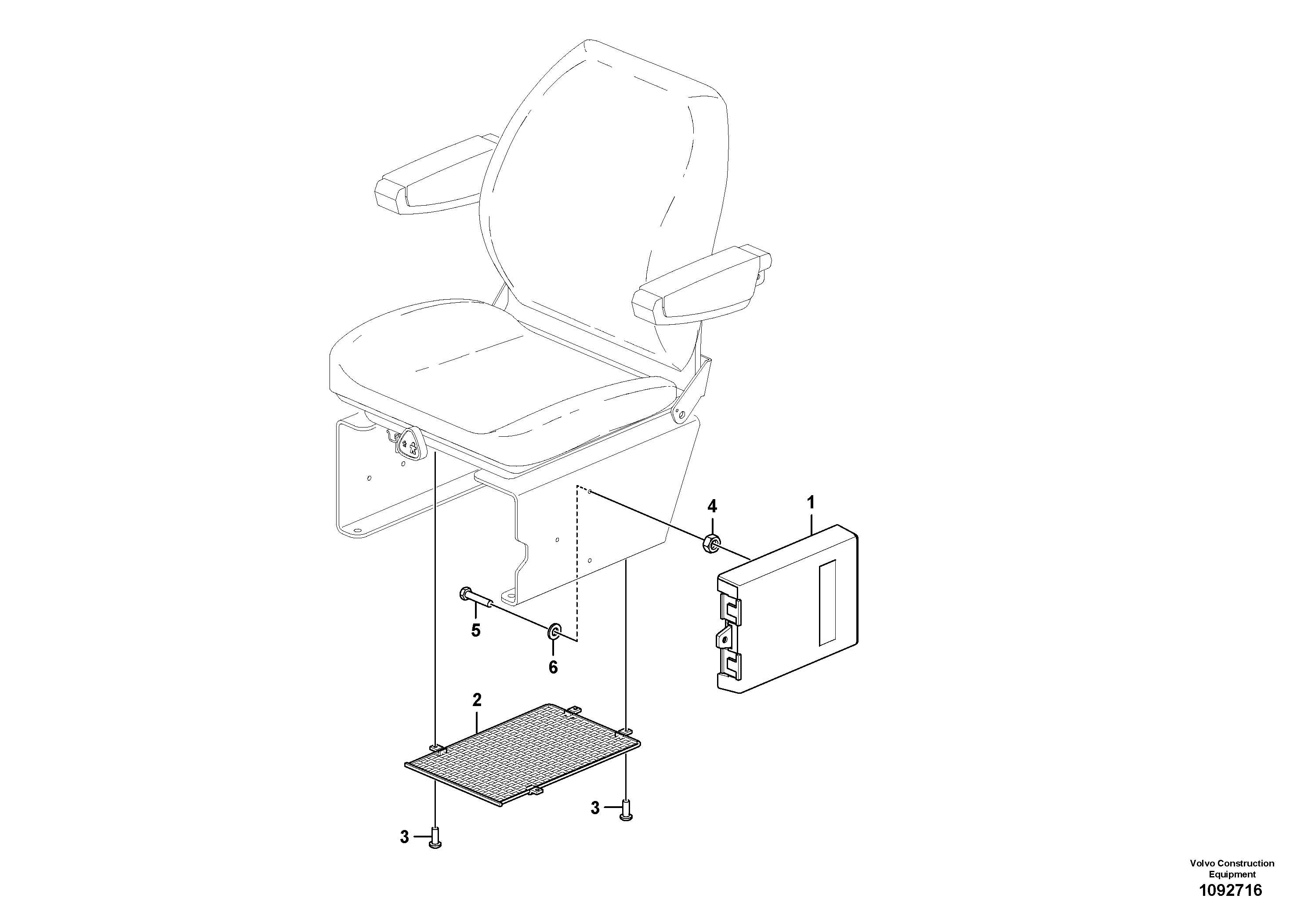 Holder VOE12816606 VOLVO
