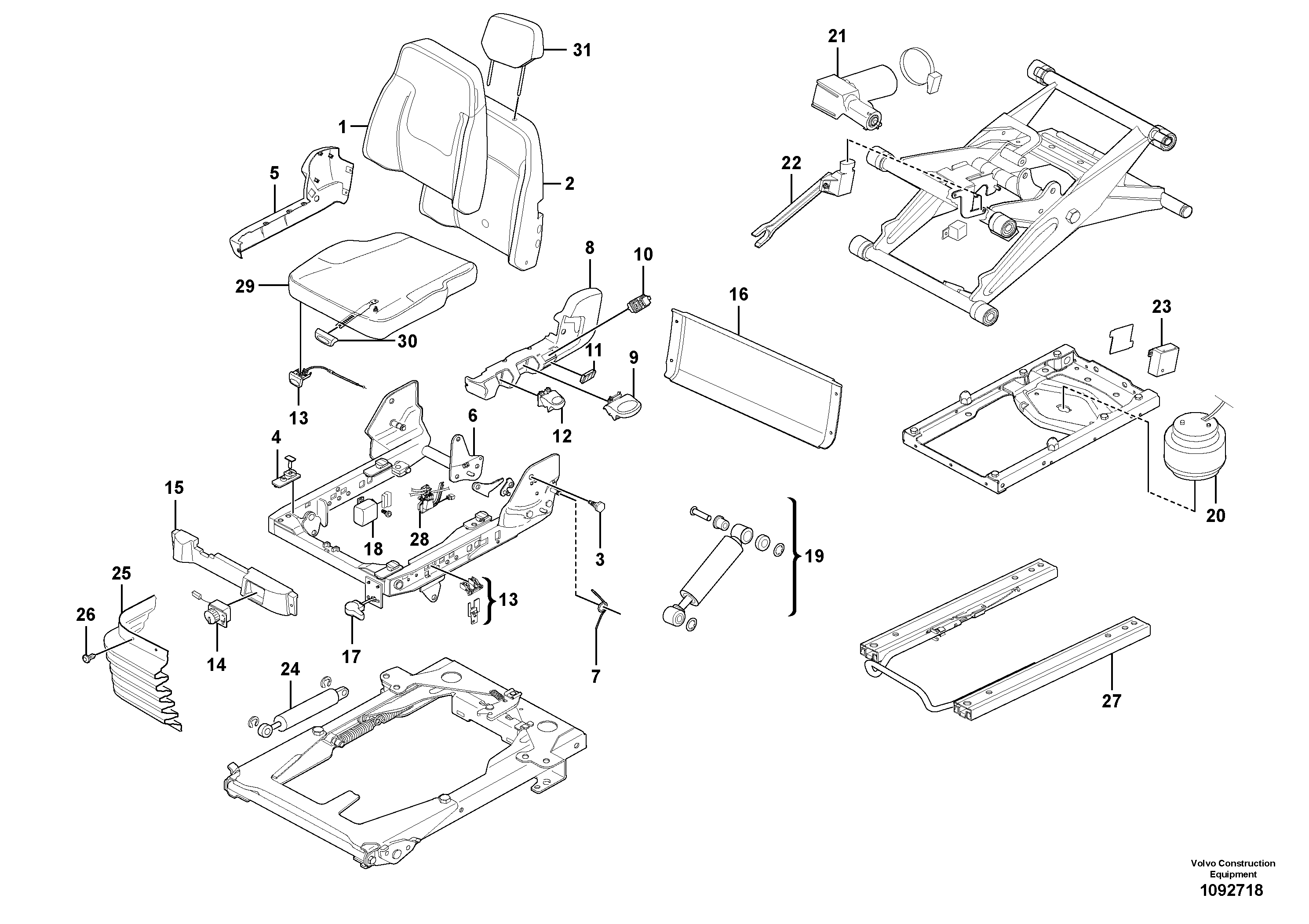 Tensioner unit VOE17488778 VOLVO