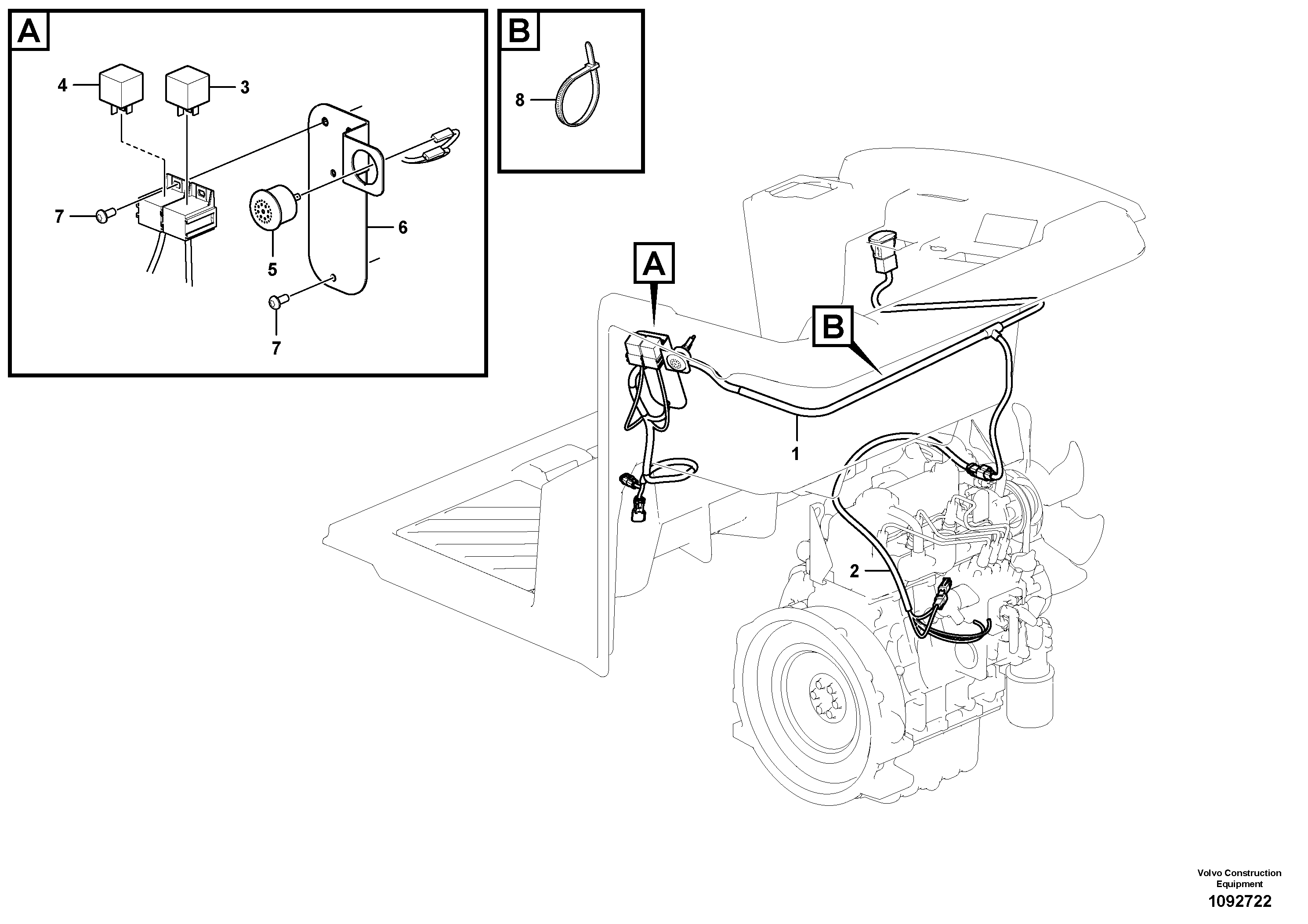 Support Leg VOE15701289 VOLVO