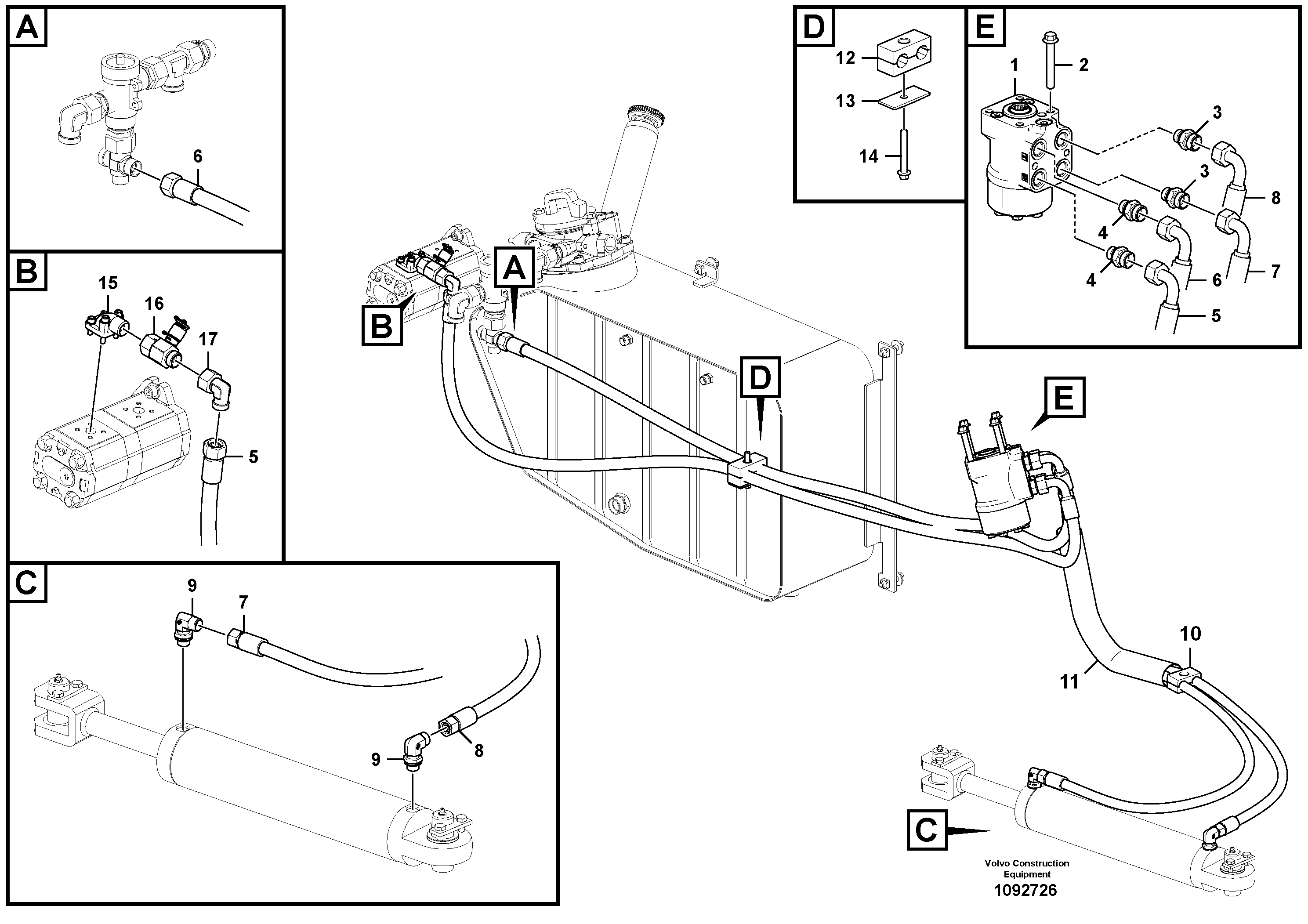 Timing gear casing VOE15233451 VOLVO