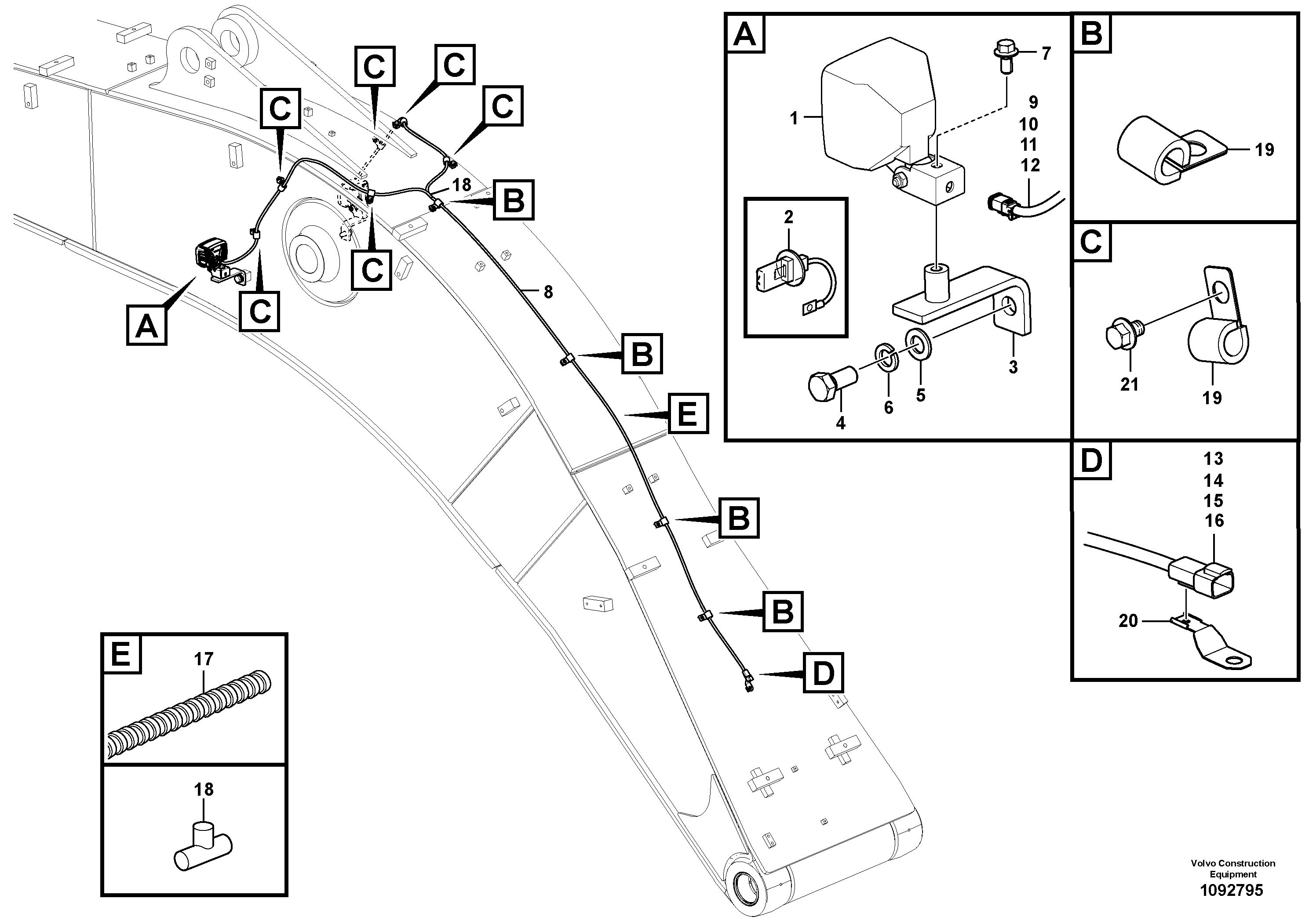 Support Leg VOE14729502 VOLVO