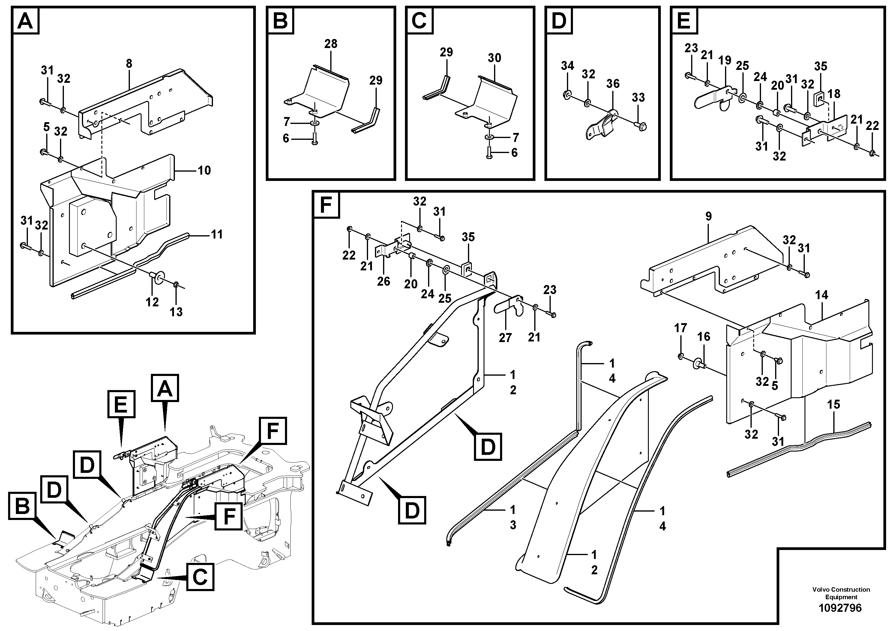 Mounting Kit VOE16904487 VOLVO
