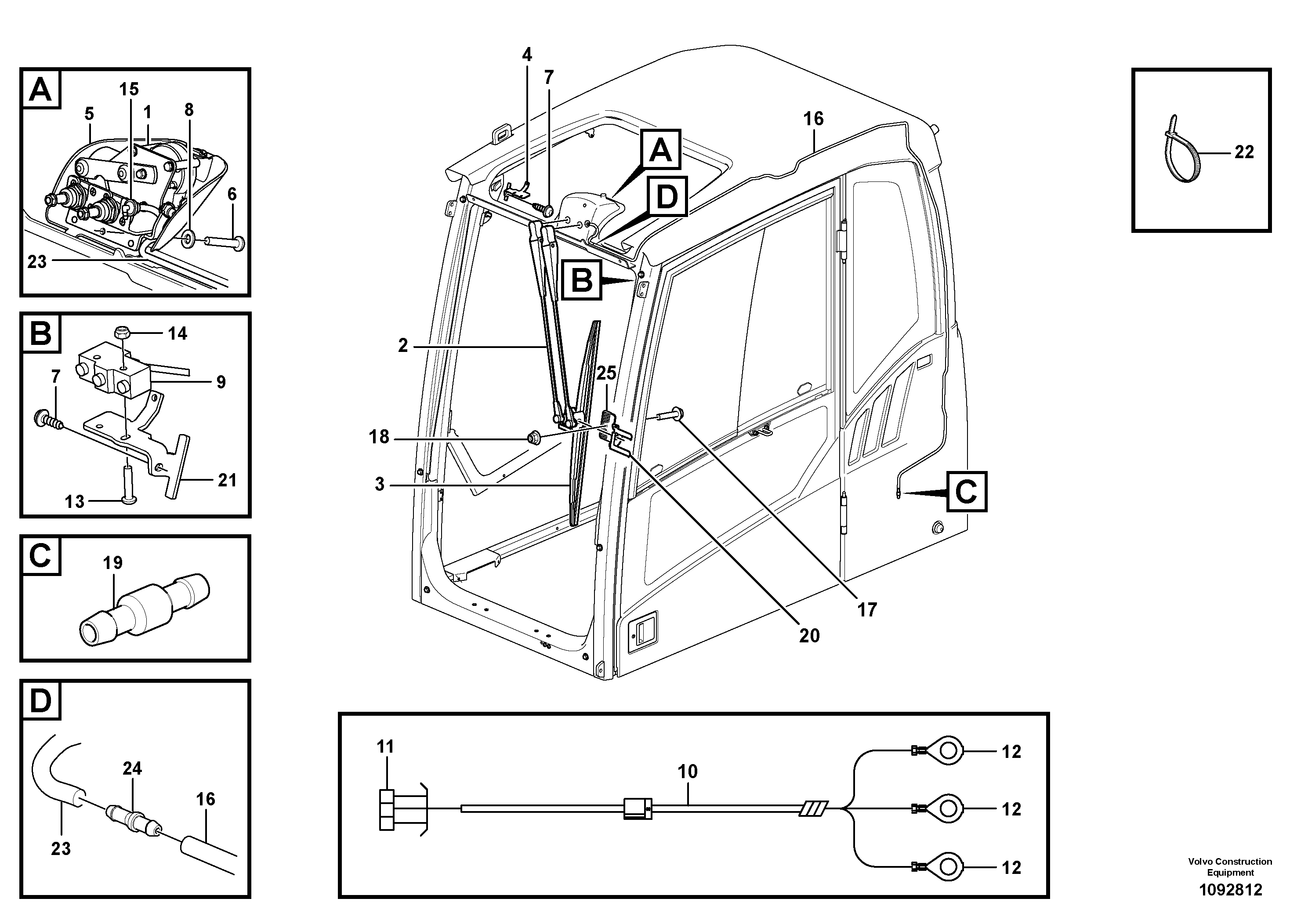Support Leg VOE14701838 VOLVO