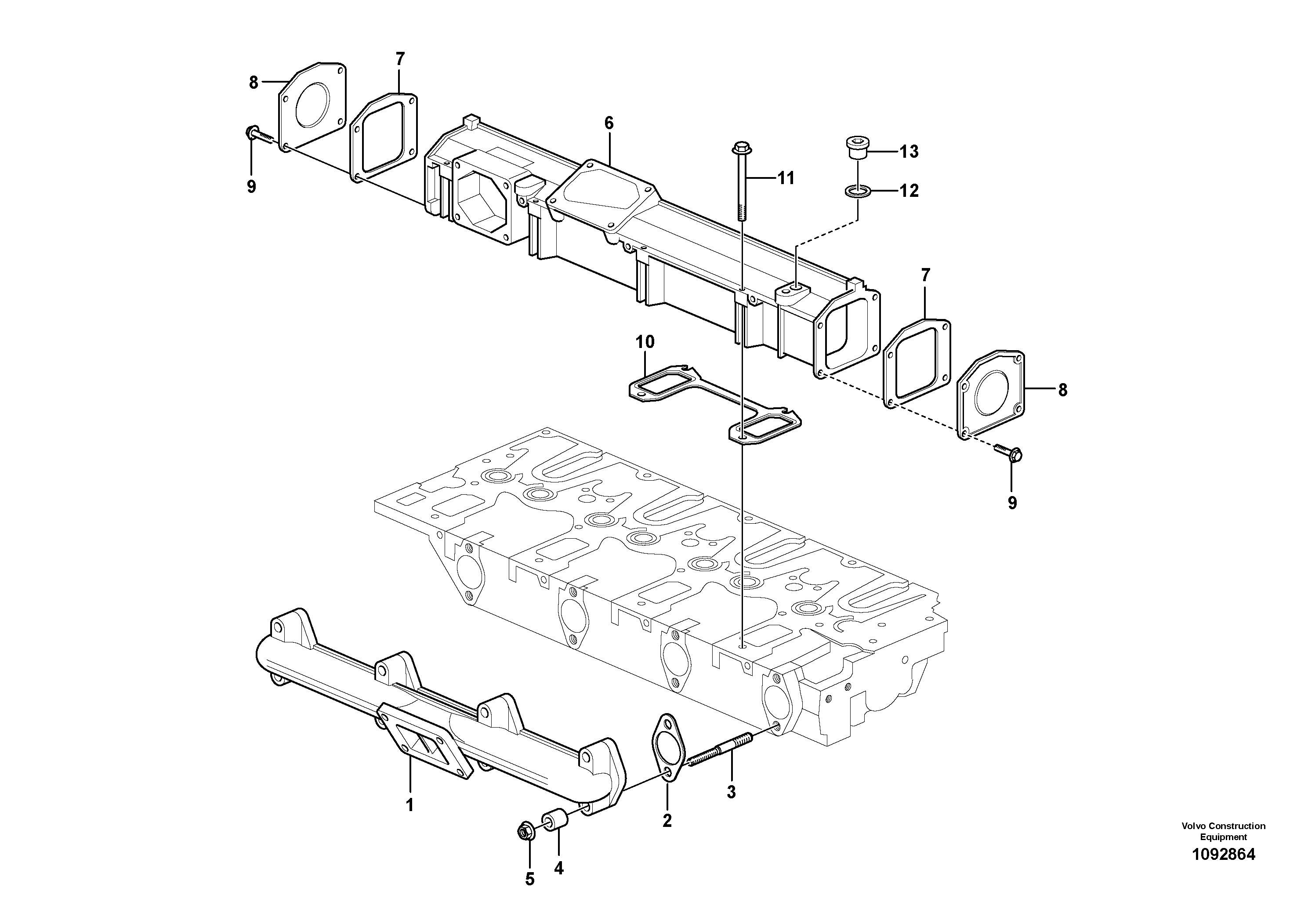 Square Bar VOE21247428 VOLVO