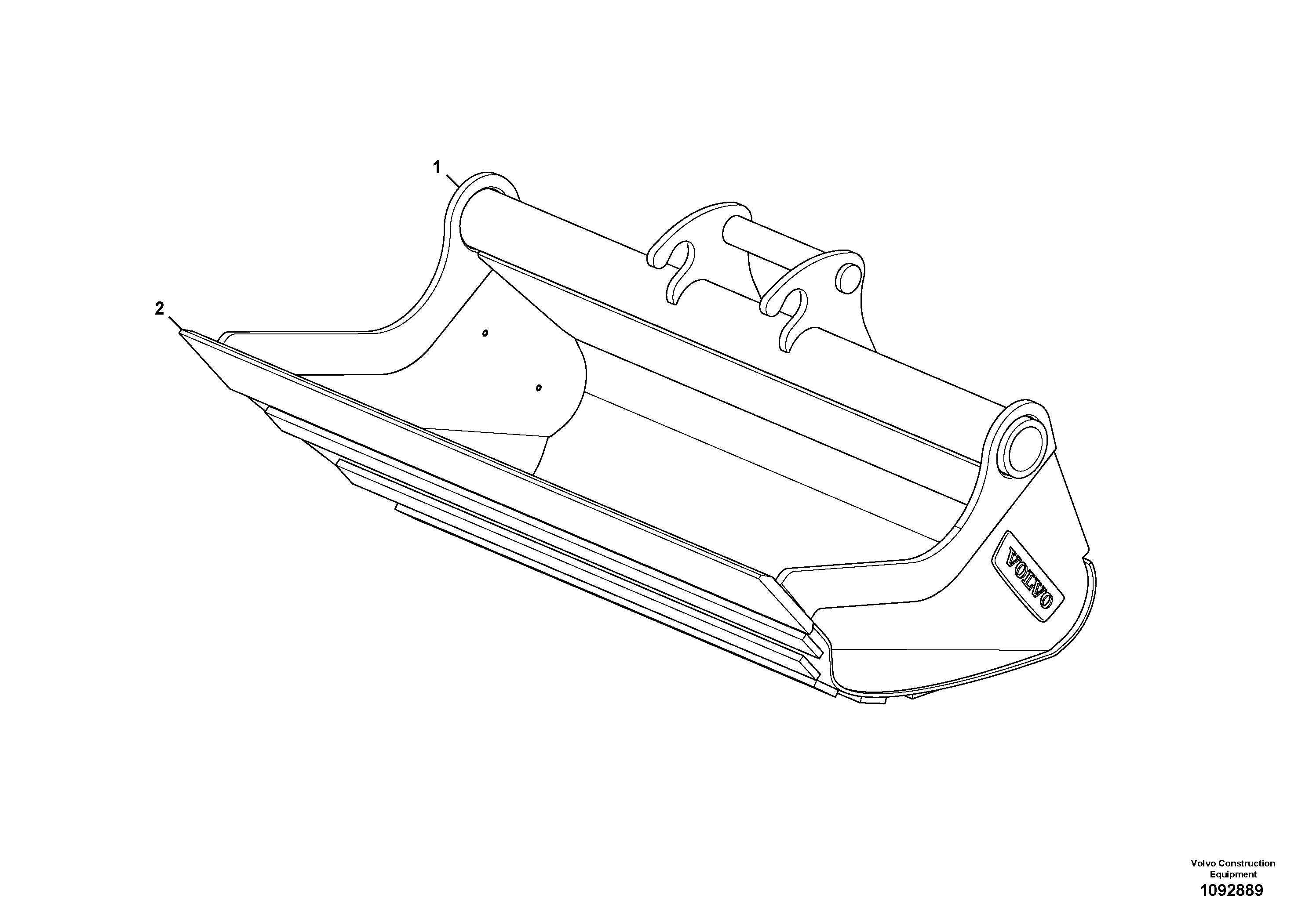Door,tank pumps VOE15686535 VOLVO