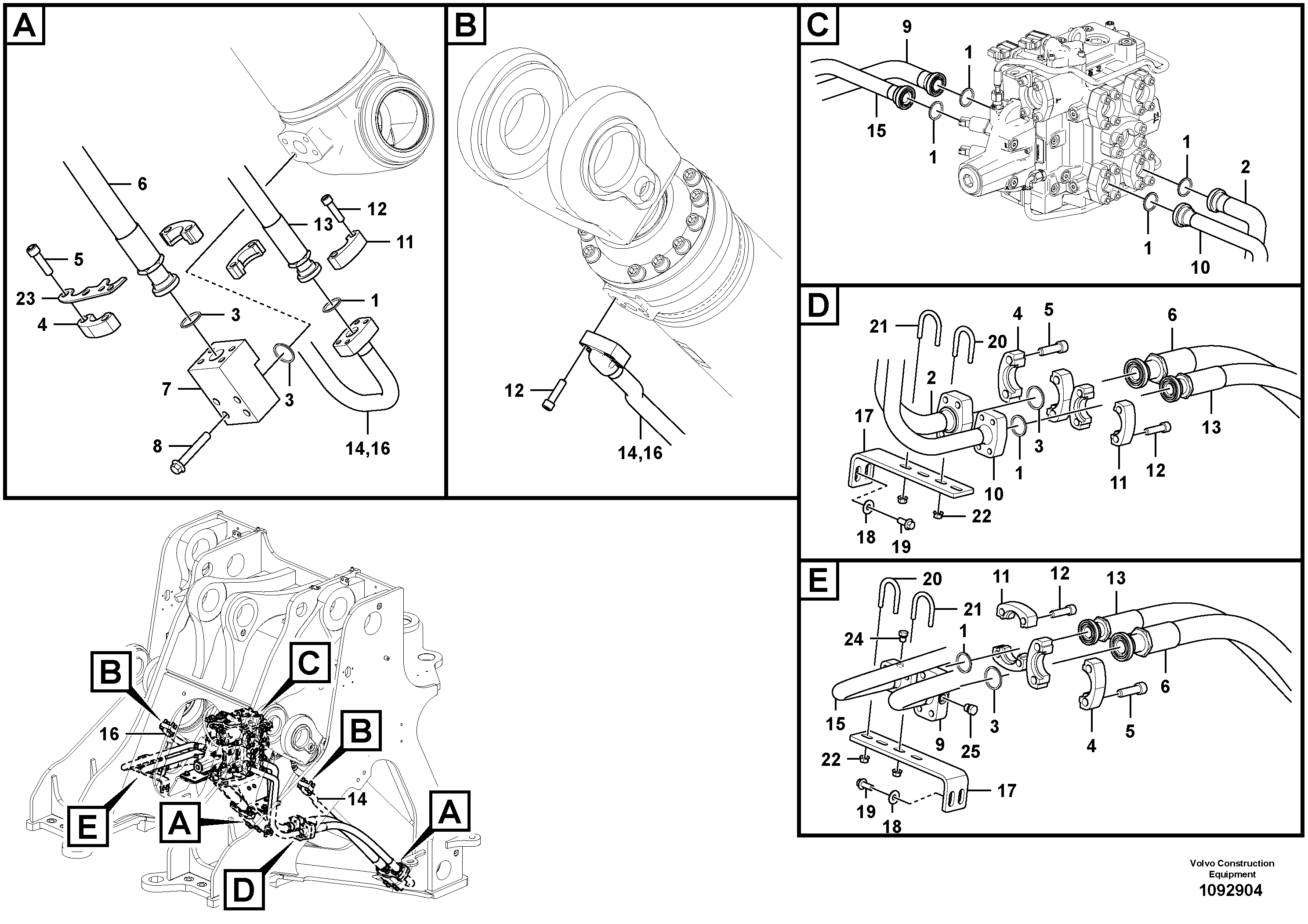 Timing gear casing VOE16291985 VOLVO