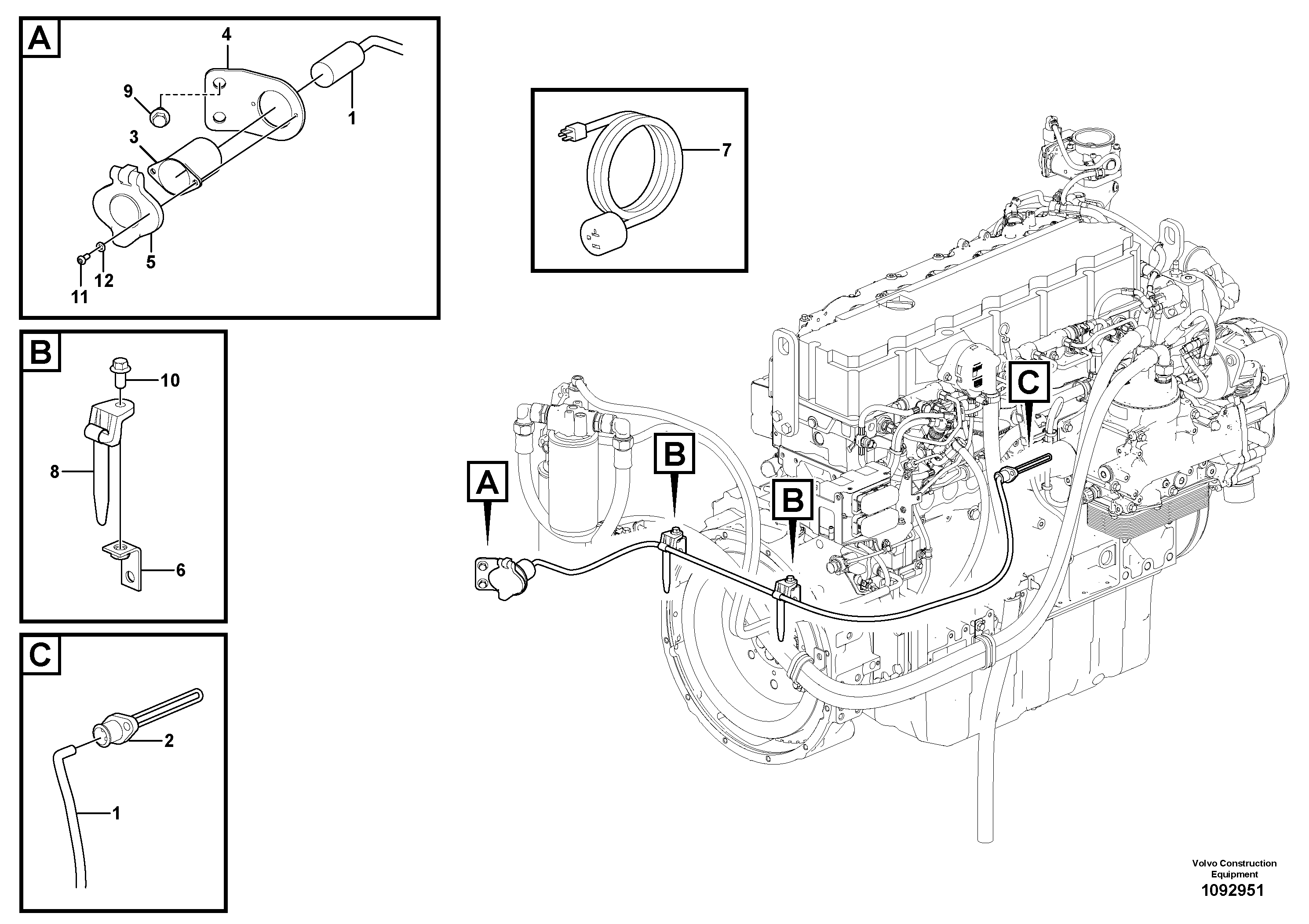 Seat frame VOE14724769 VOLVO