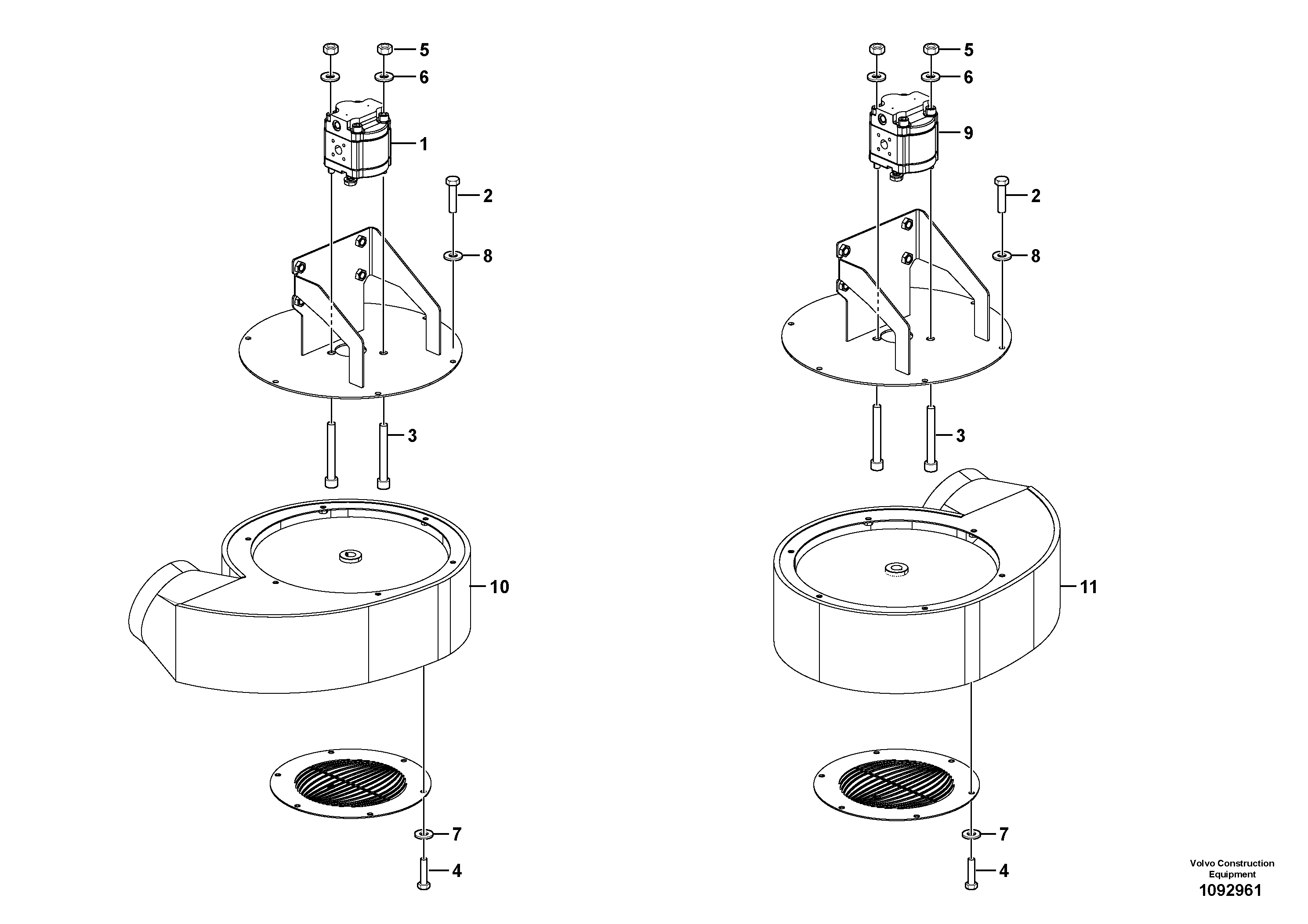 Frame Side VOE12811957 VOLVO