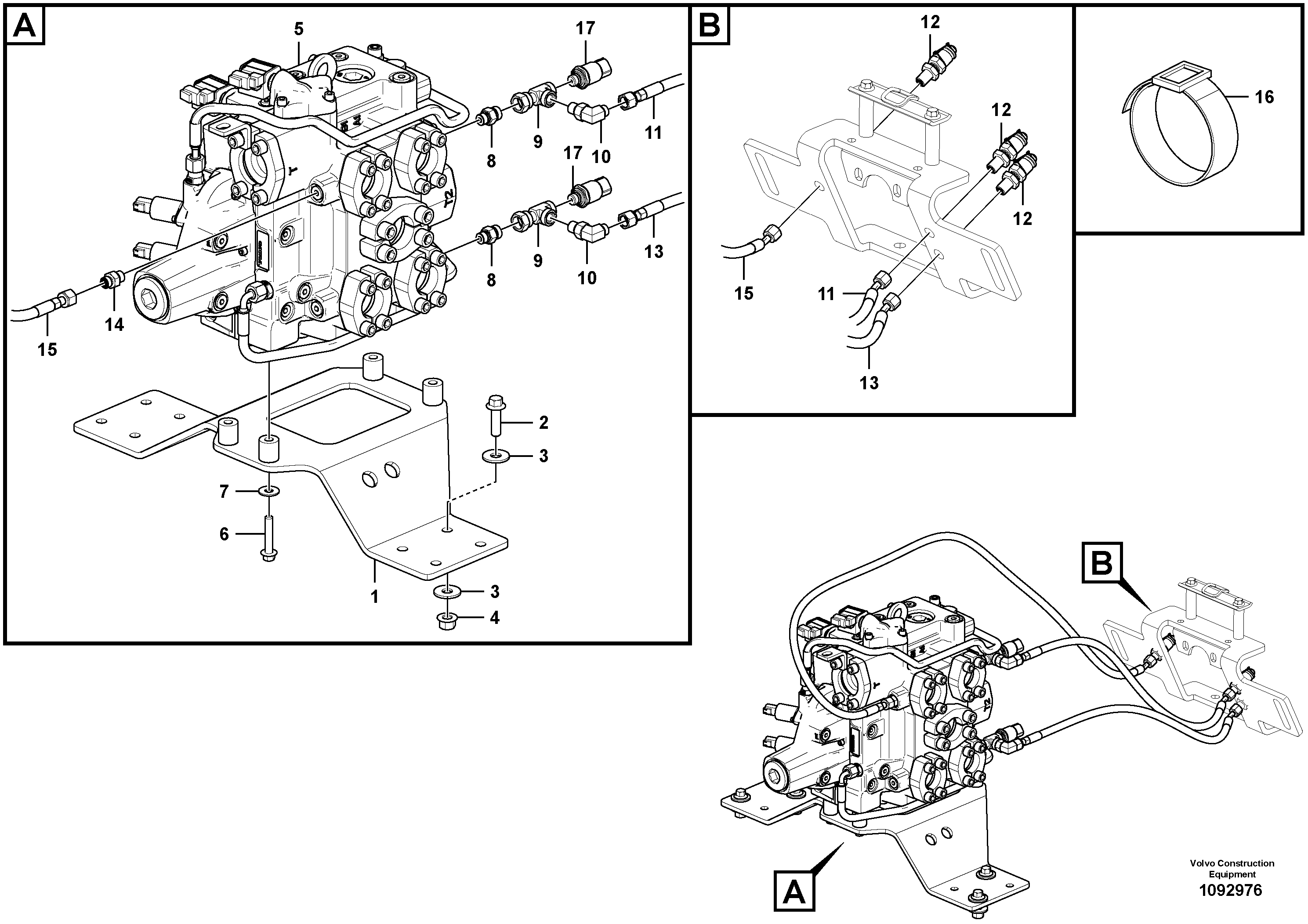 Timing gear casing VOE15801545 VOLVO