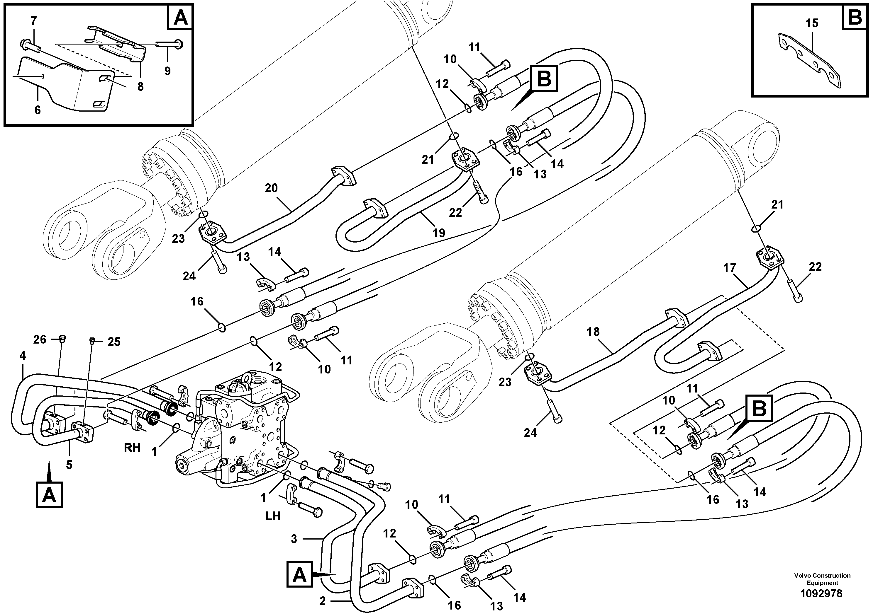 Control sleeve VOE17488733 VOLVO