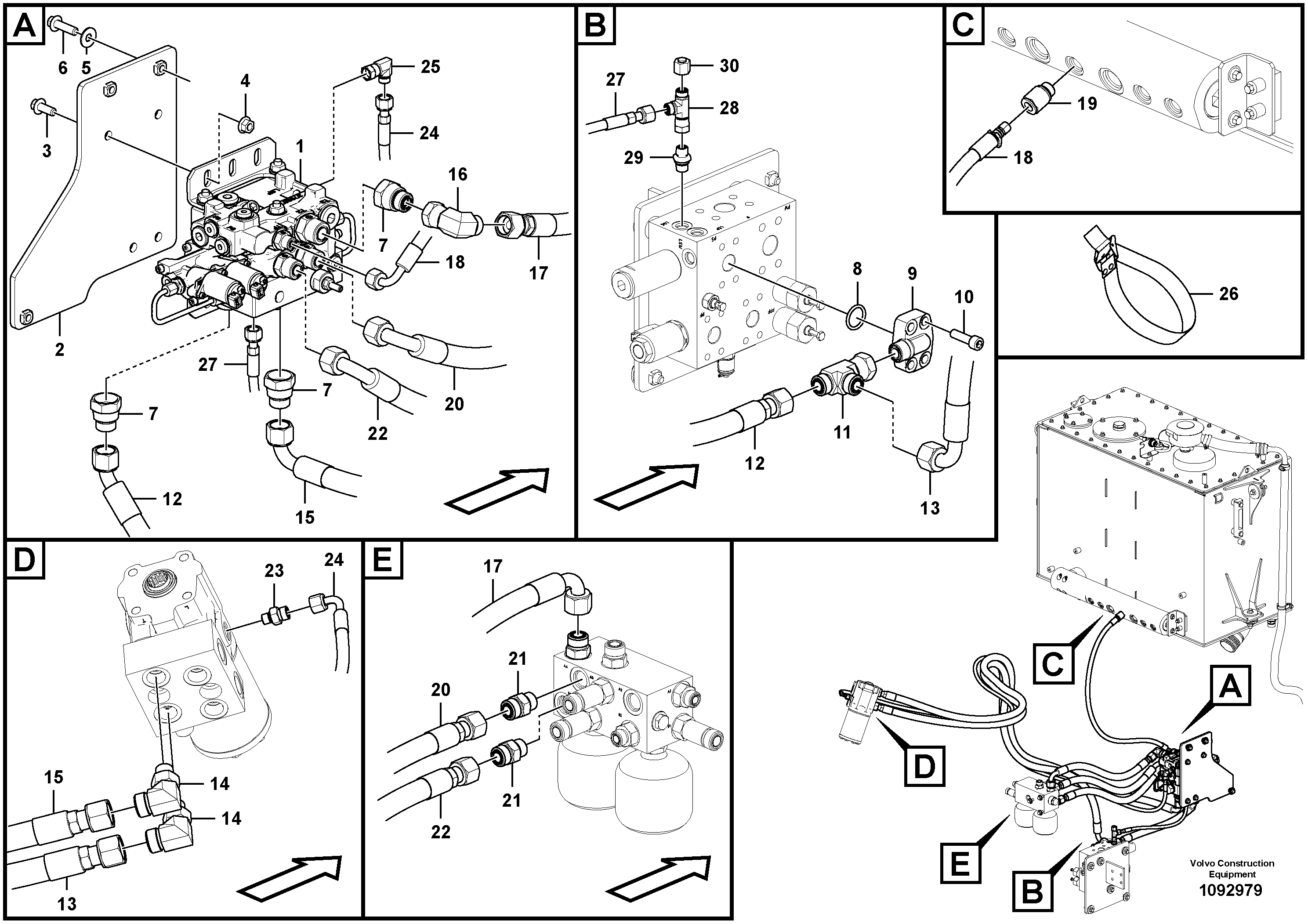 Timing gear casing VOE17496562 VOLVO
