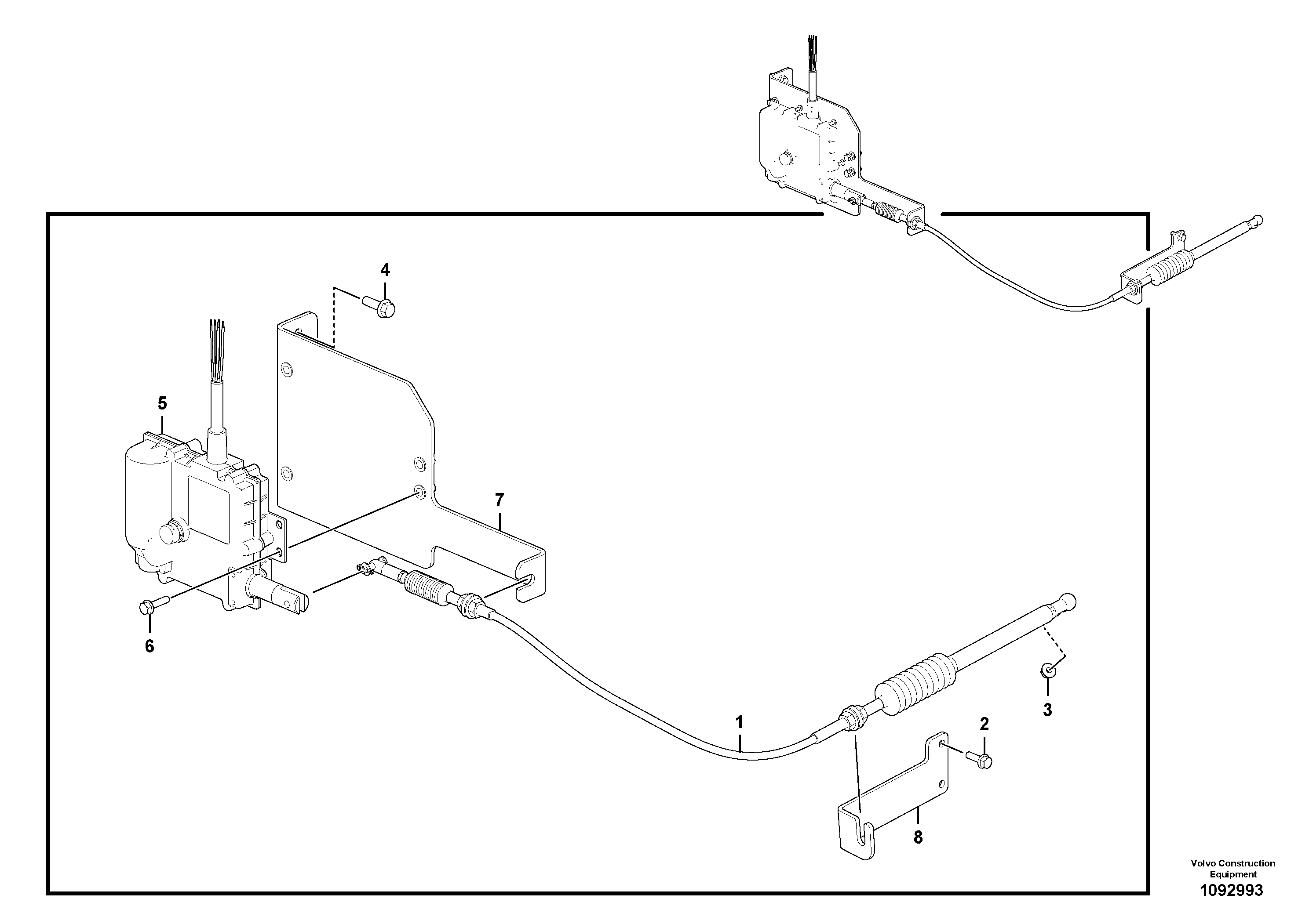 Seat frame VOE15679863 VOLVO