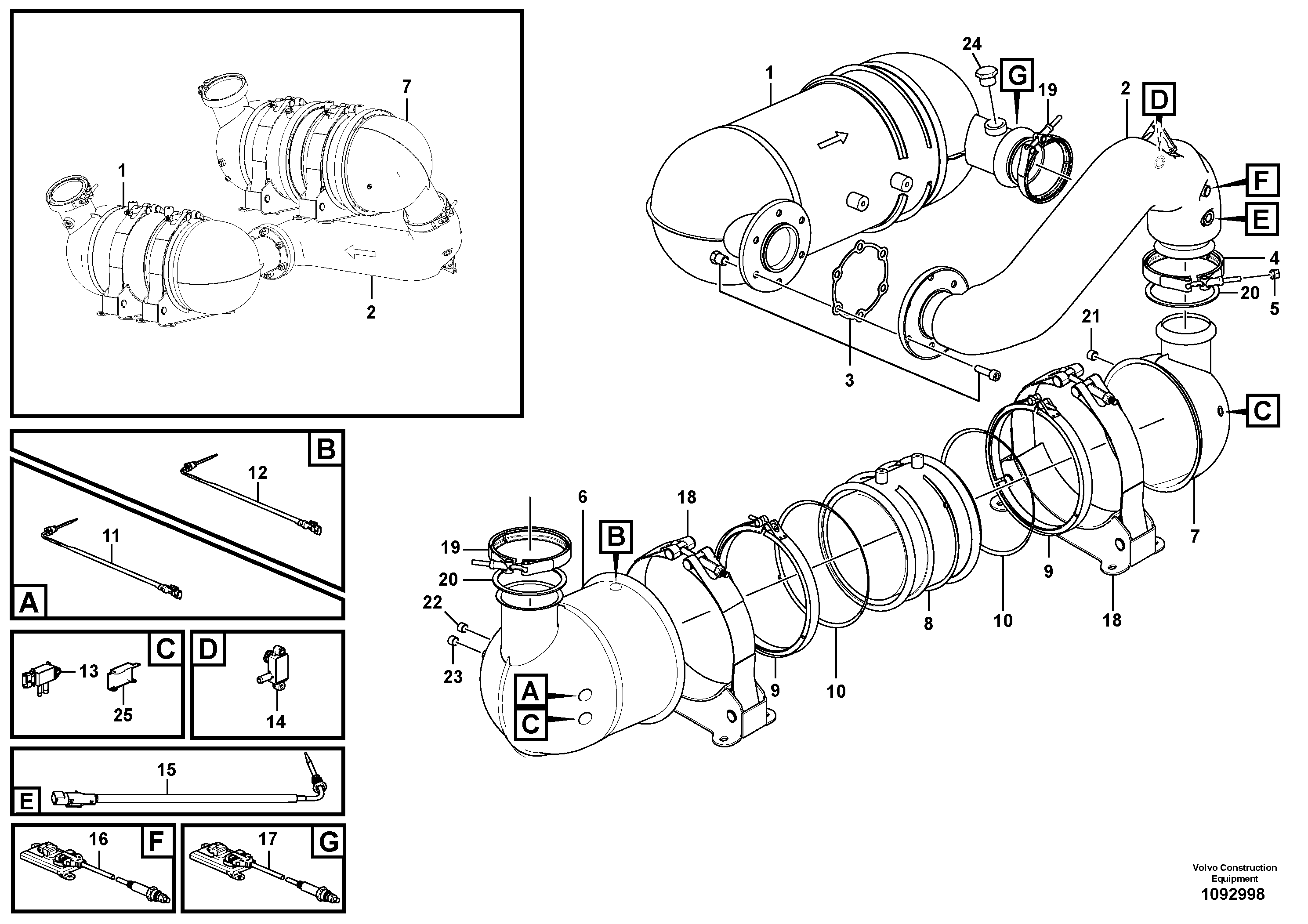 Resonator Pipe VOE22537856 VOLVO