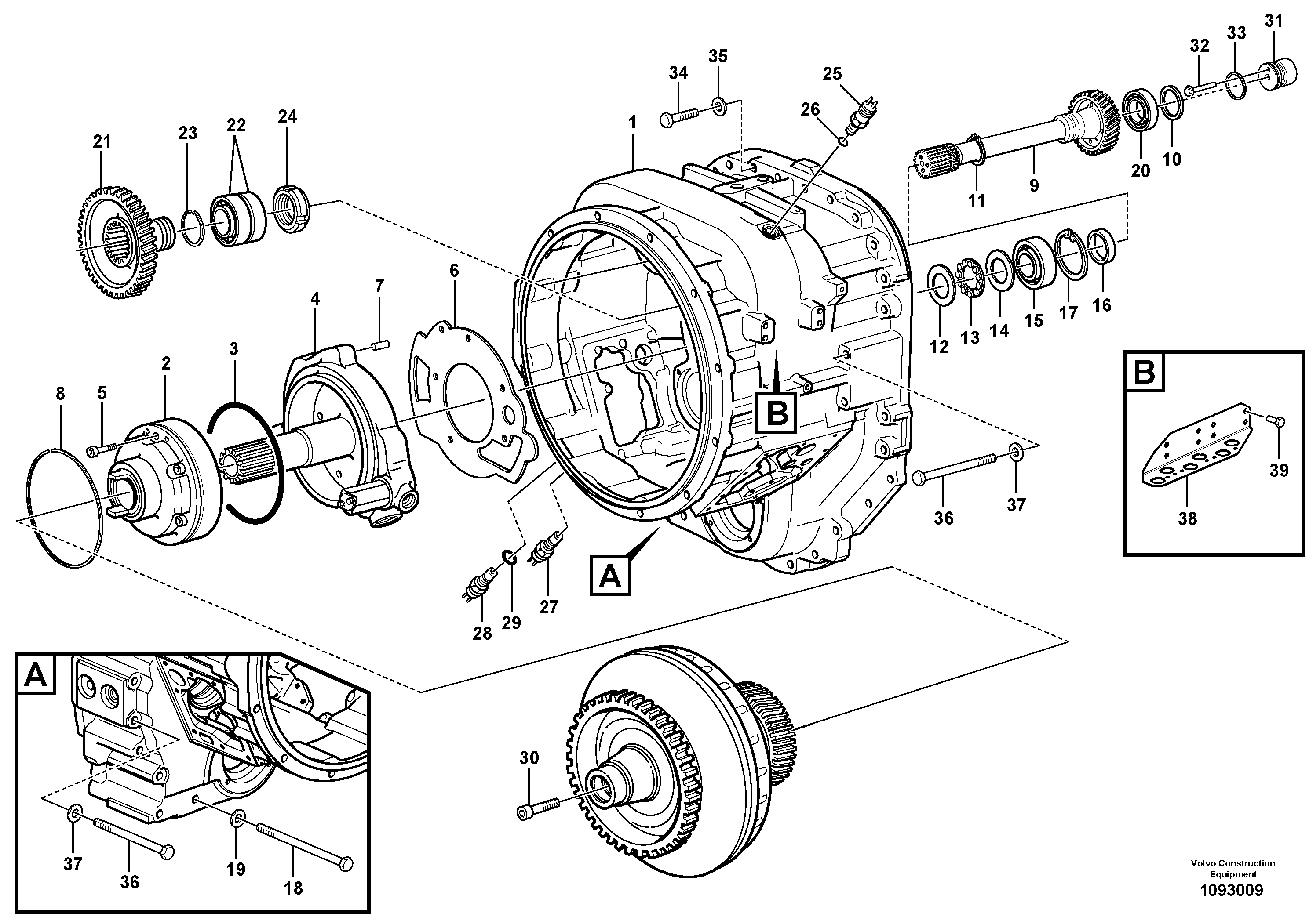 Piston pump VOE949435 VOLVO