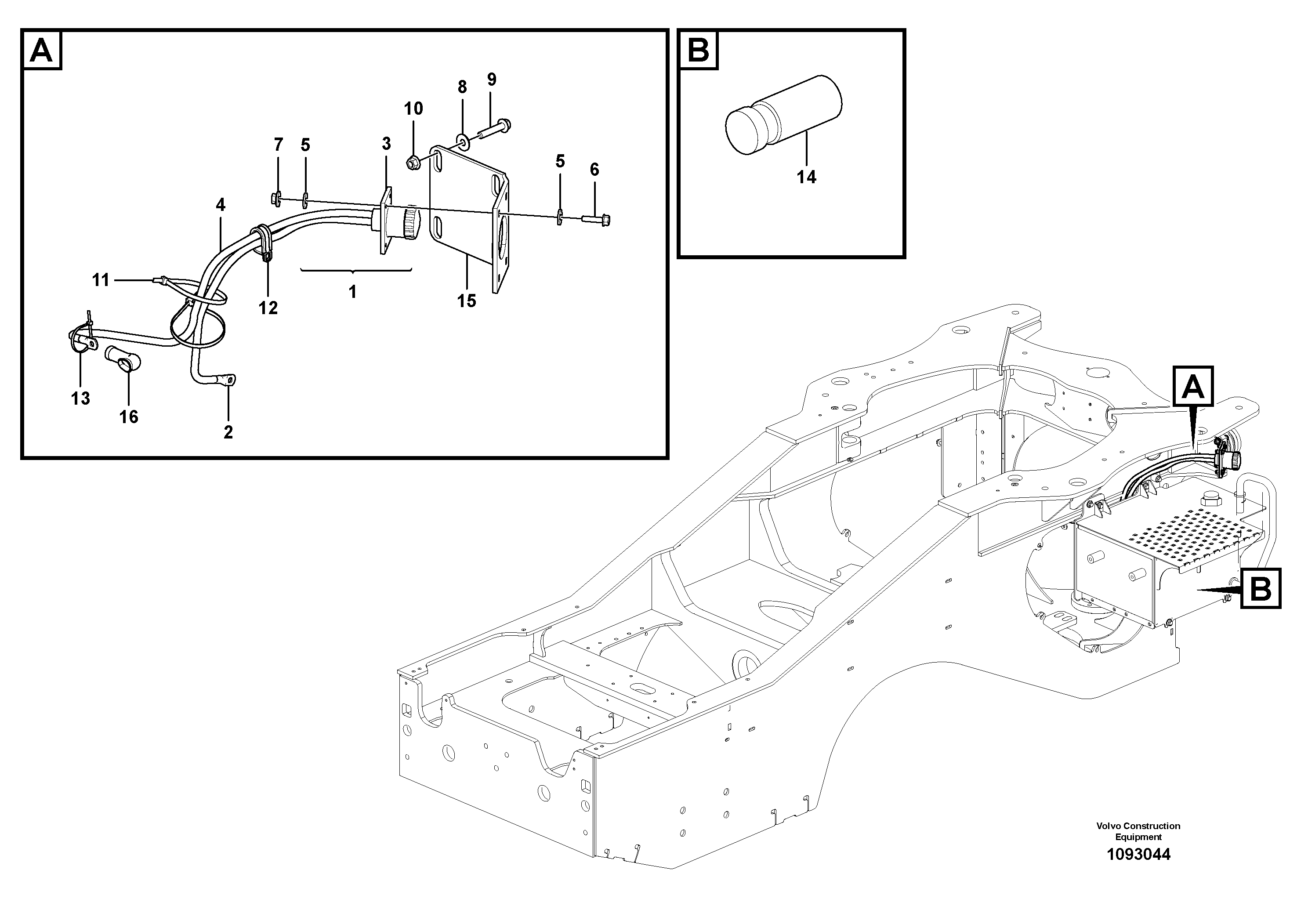 Nut Retainer VOE11013885 VOLVO