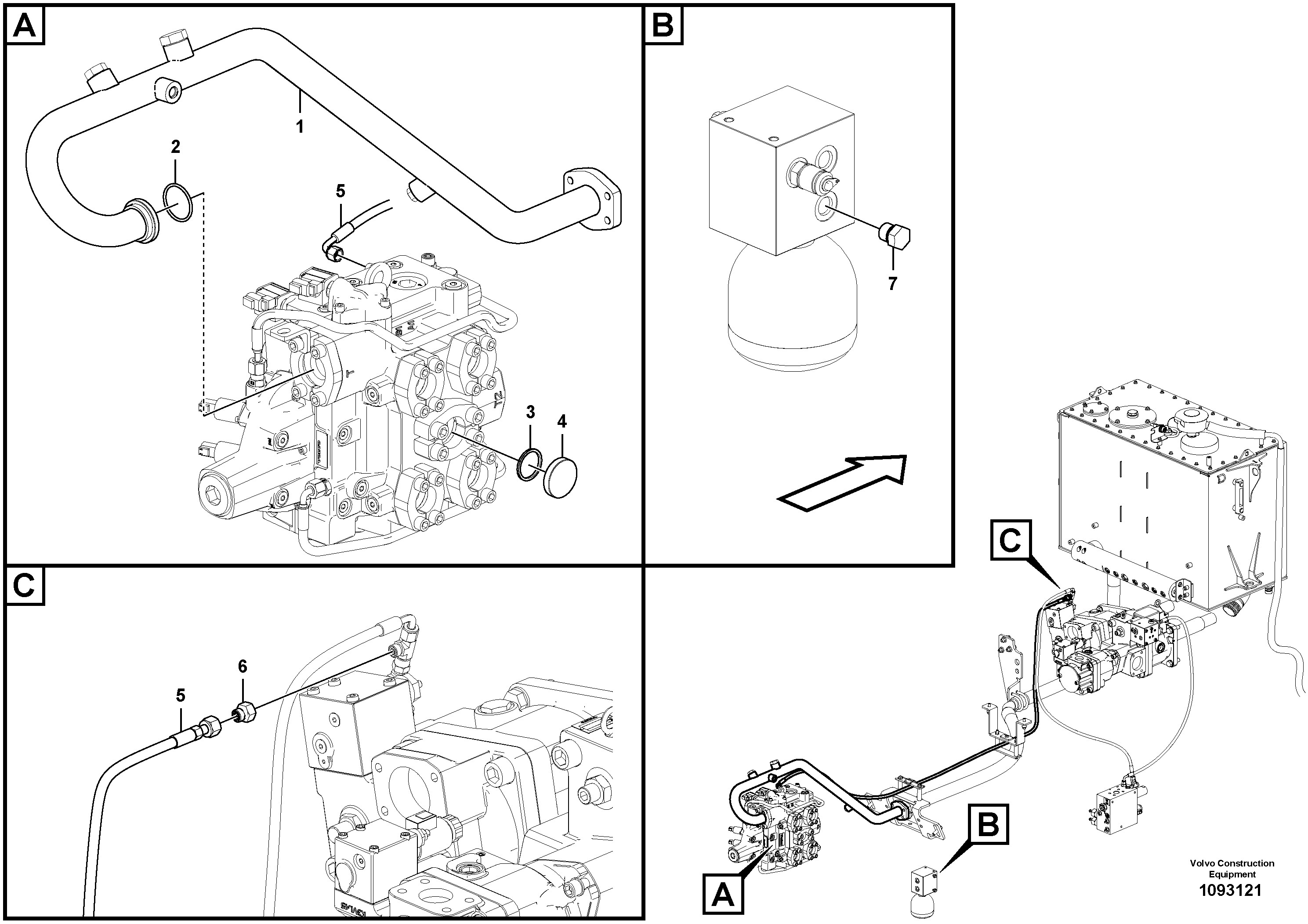 Timing gear casing VOE938122 VOLVO