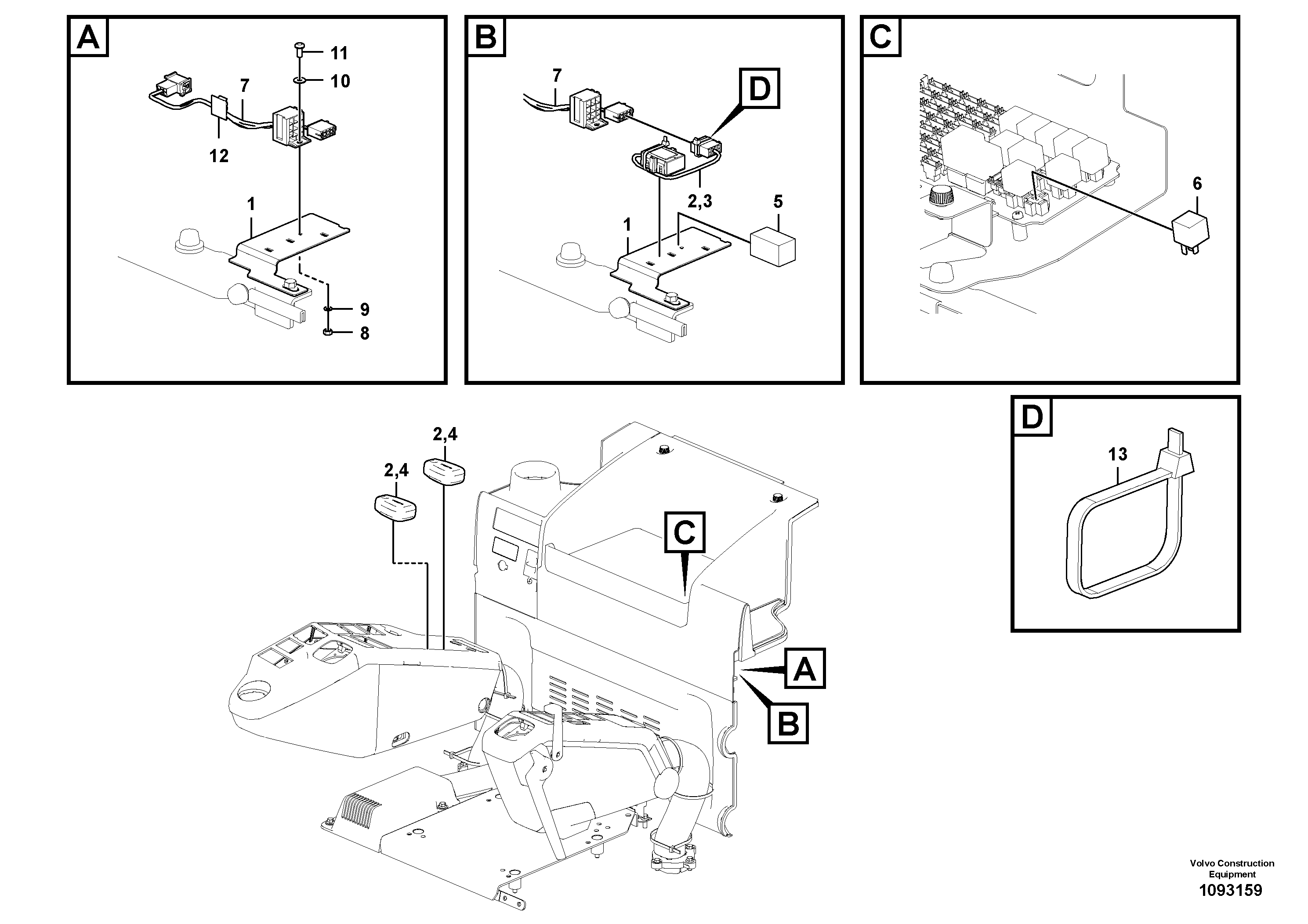 Tilt bearing VOE60113985 VOLVO