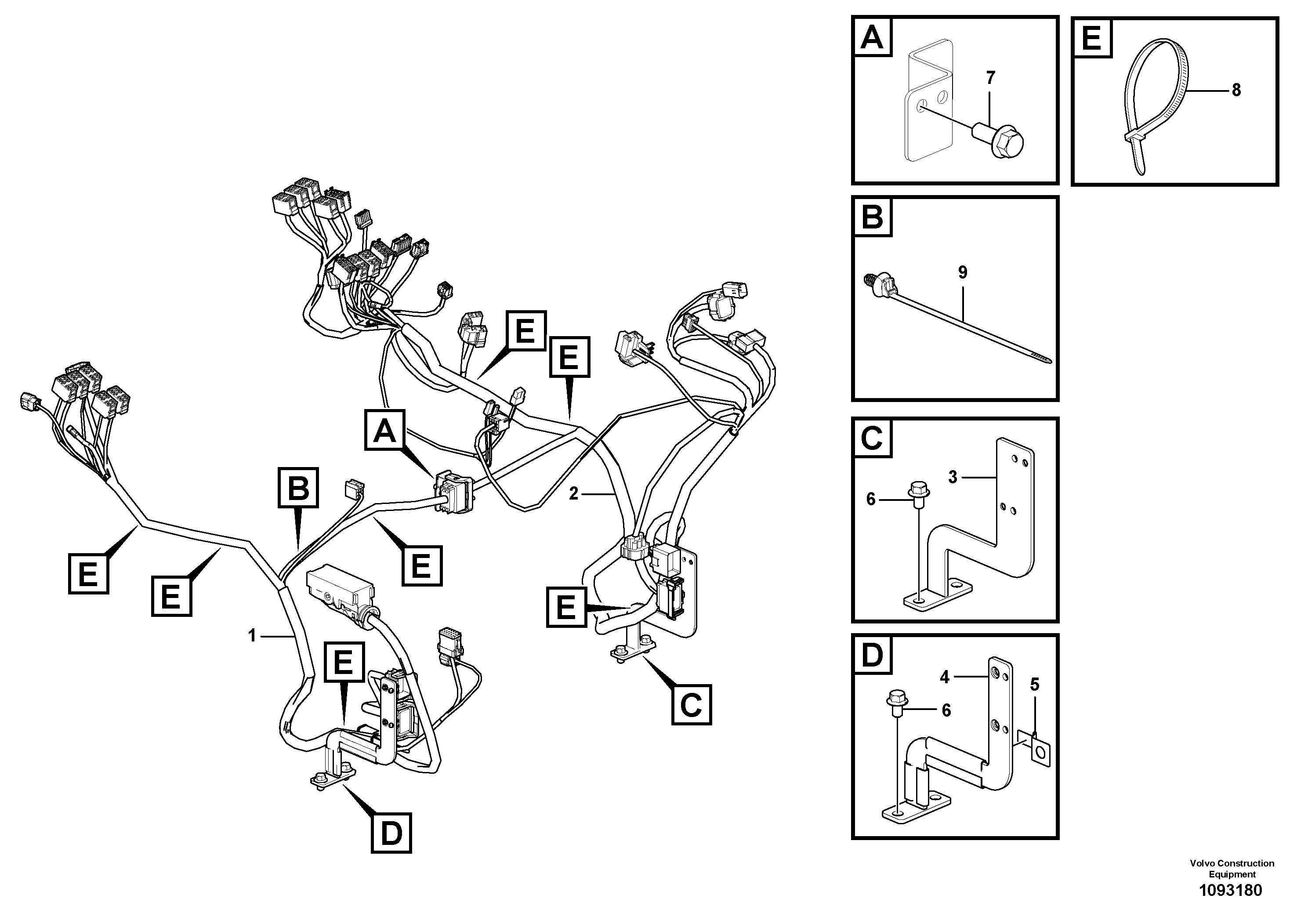 Support Leg RM/VOE14735401 VOLVO