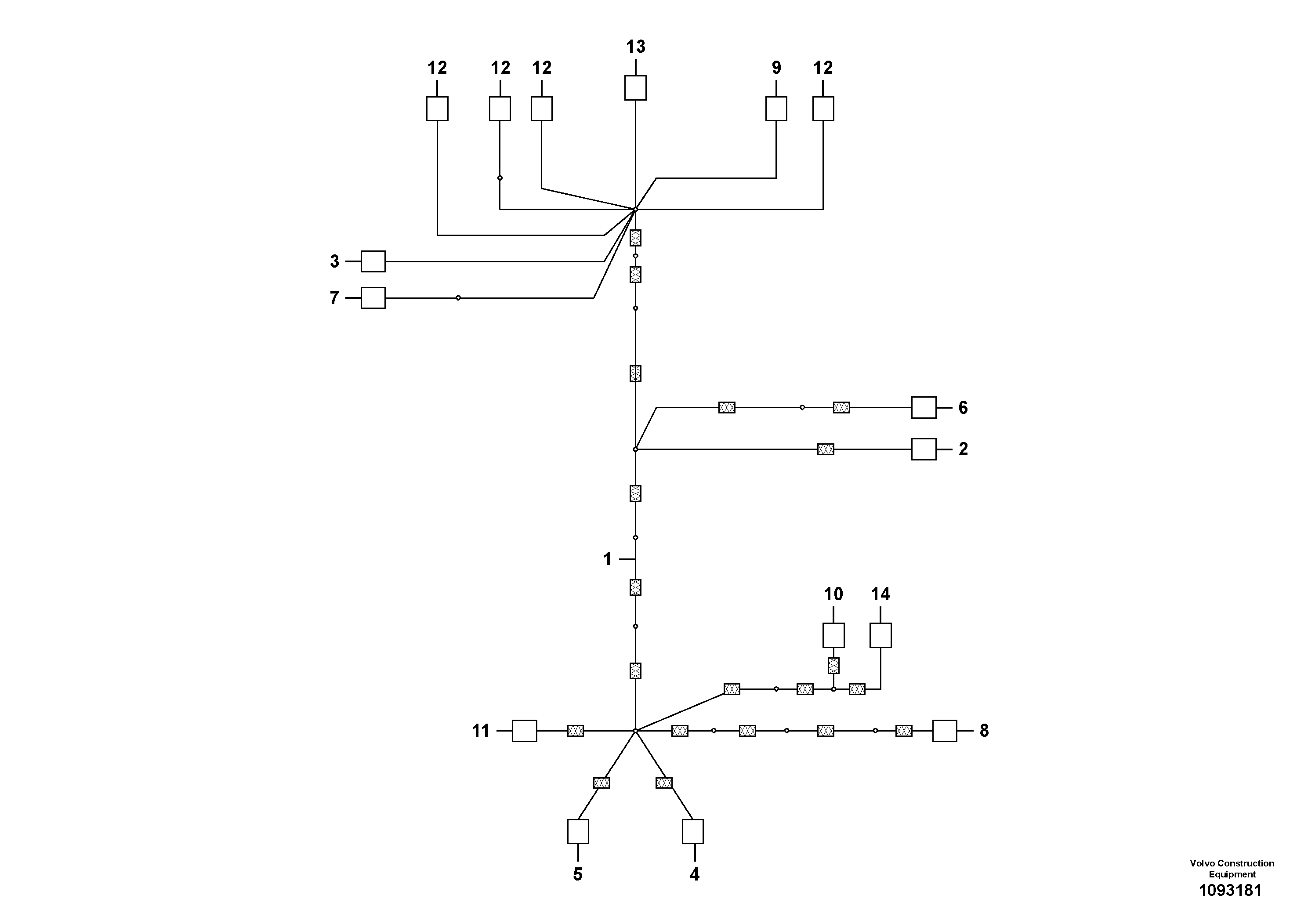 Radio Support VOE14718408 VOLVO