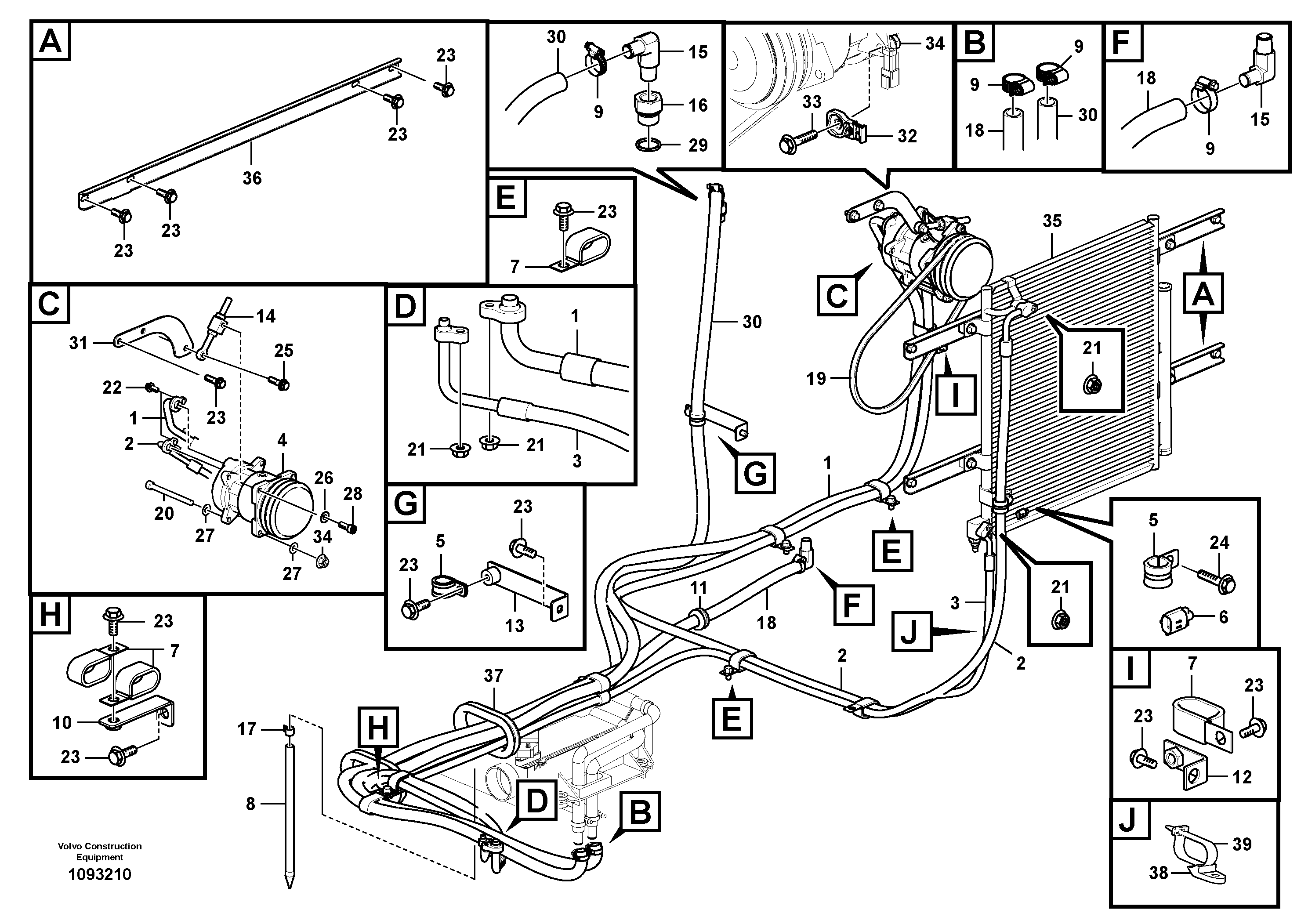 Adhesive (kit) VOE16047610 VOLVO
