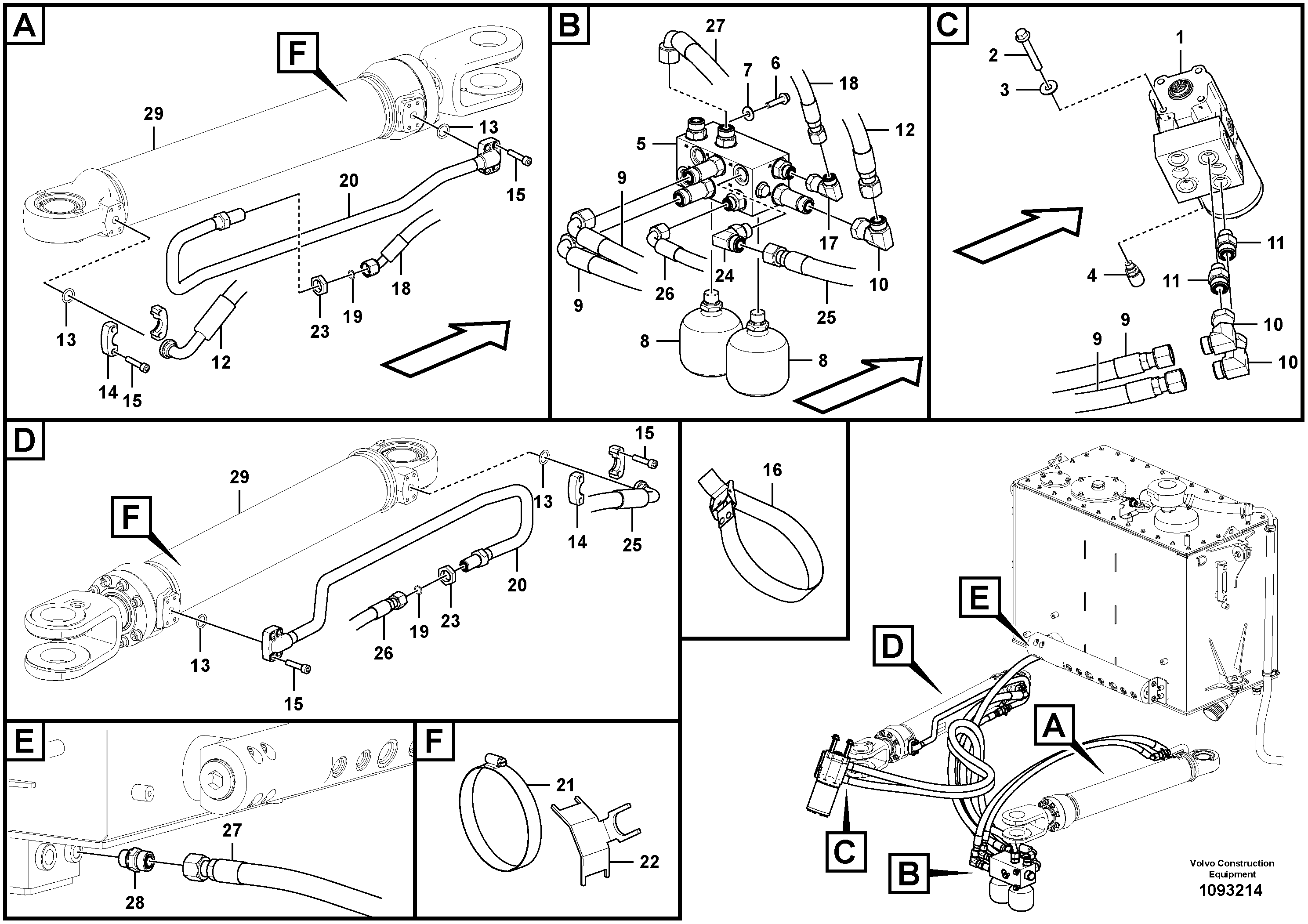 Timing gear casing VOE17496565 VOLVO