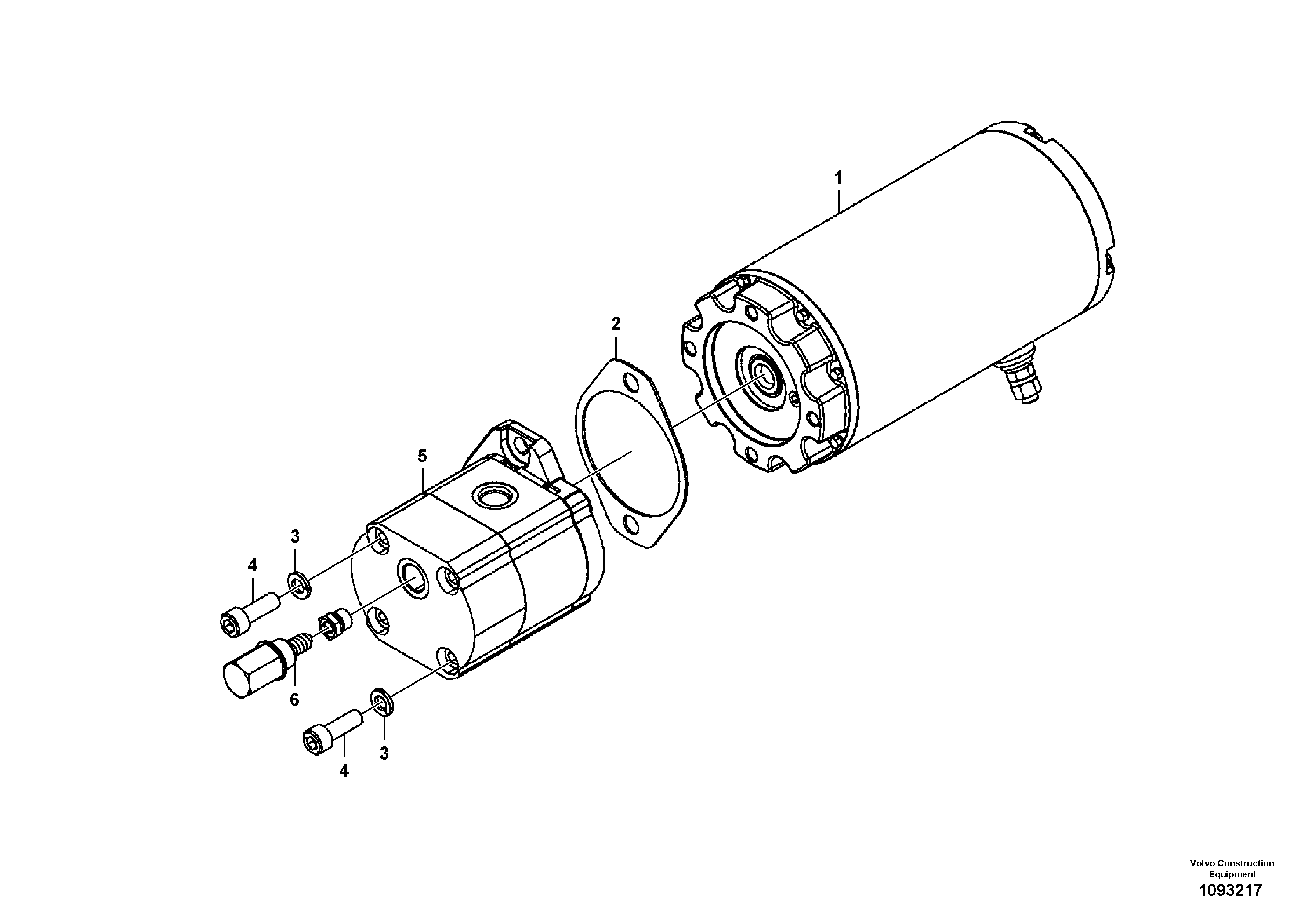 Bearing ring VOE17490871 VOLVO