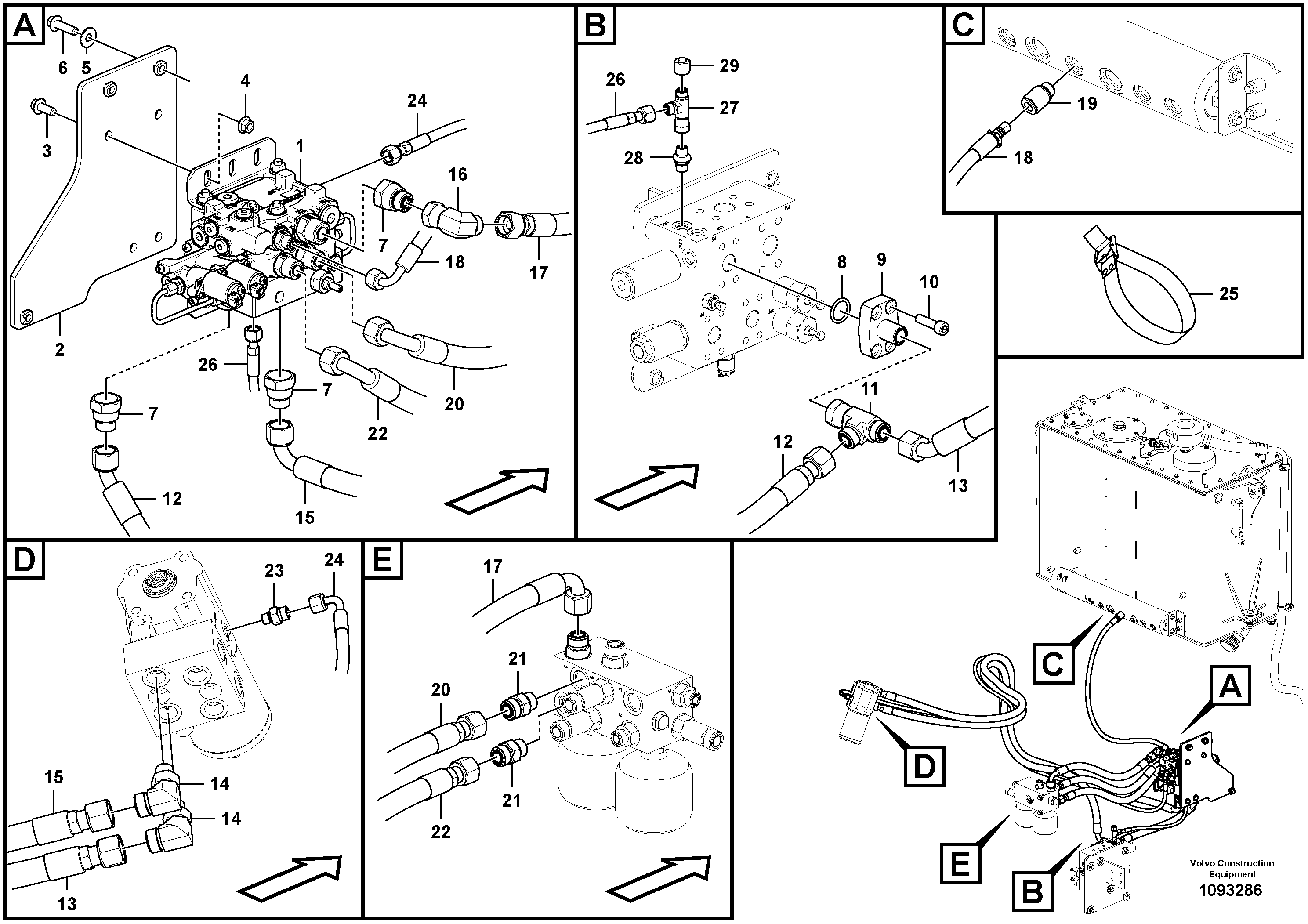 Timing gear casing VOE17496560 VOLVO