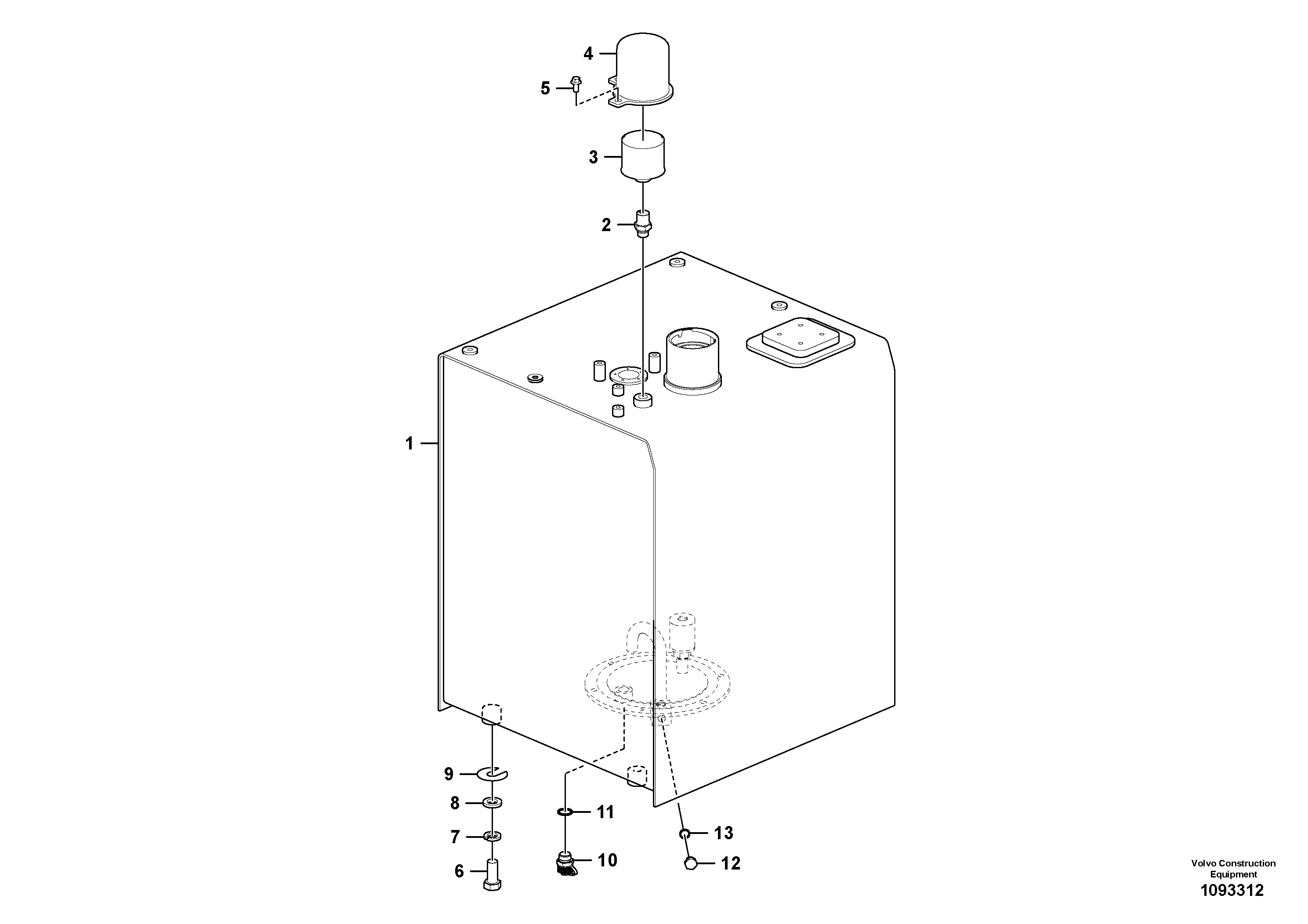 Frame, Lh VOE14728153 VOLVO