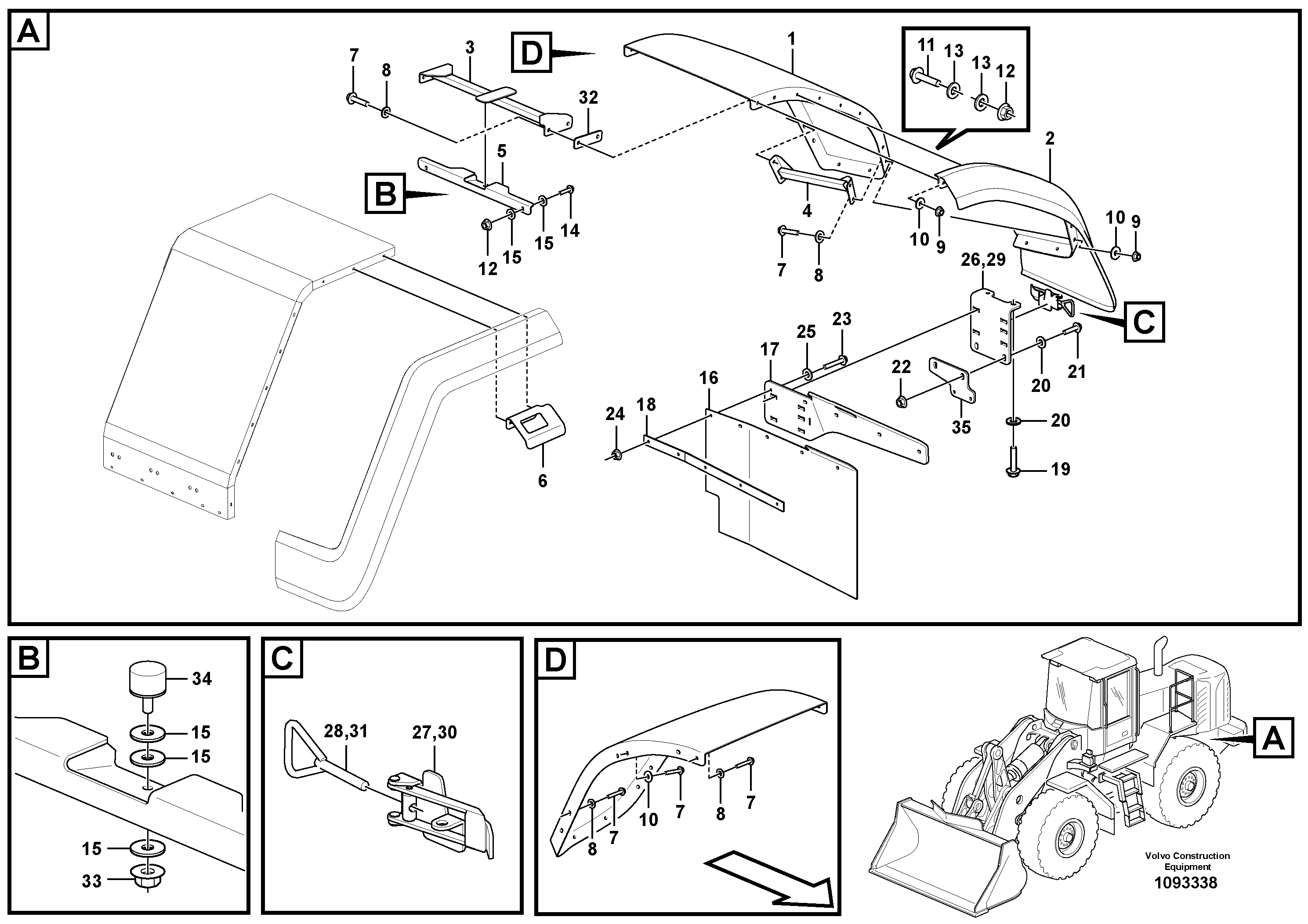 Rec.housing VOE16683882 VOLVO