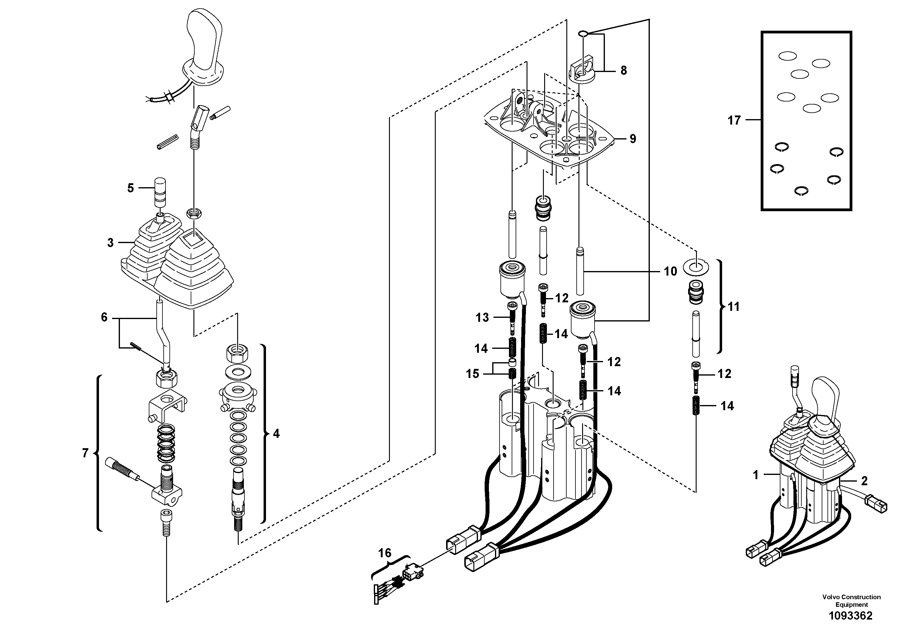 Map Read Lamp VOE16064671 VOLVO