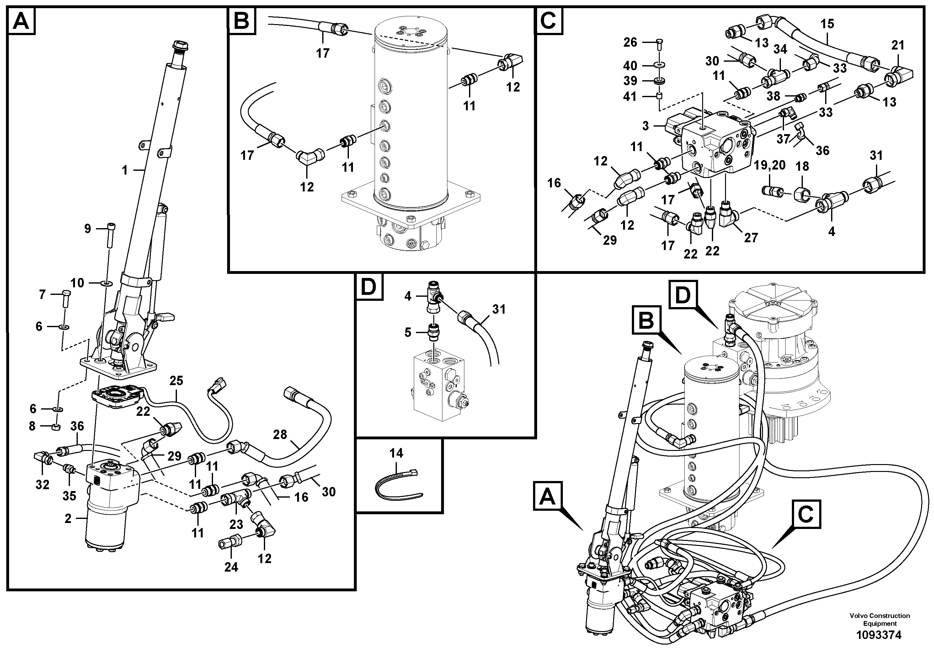Diode Cable VOE967966 VOLVO