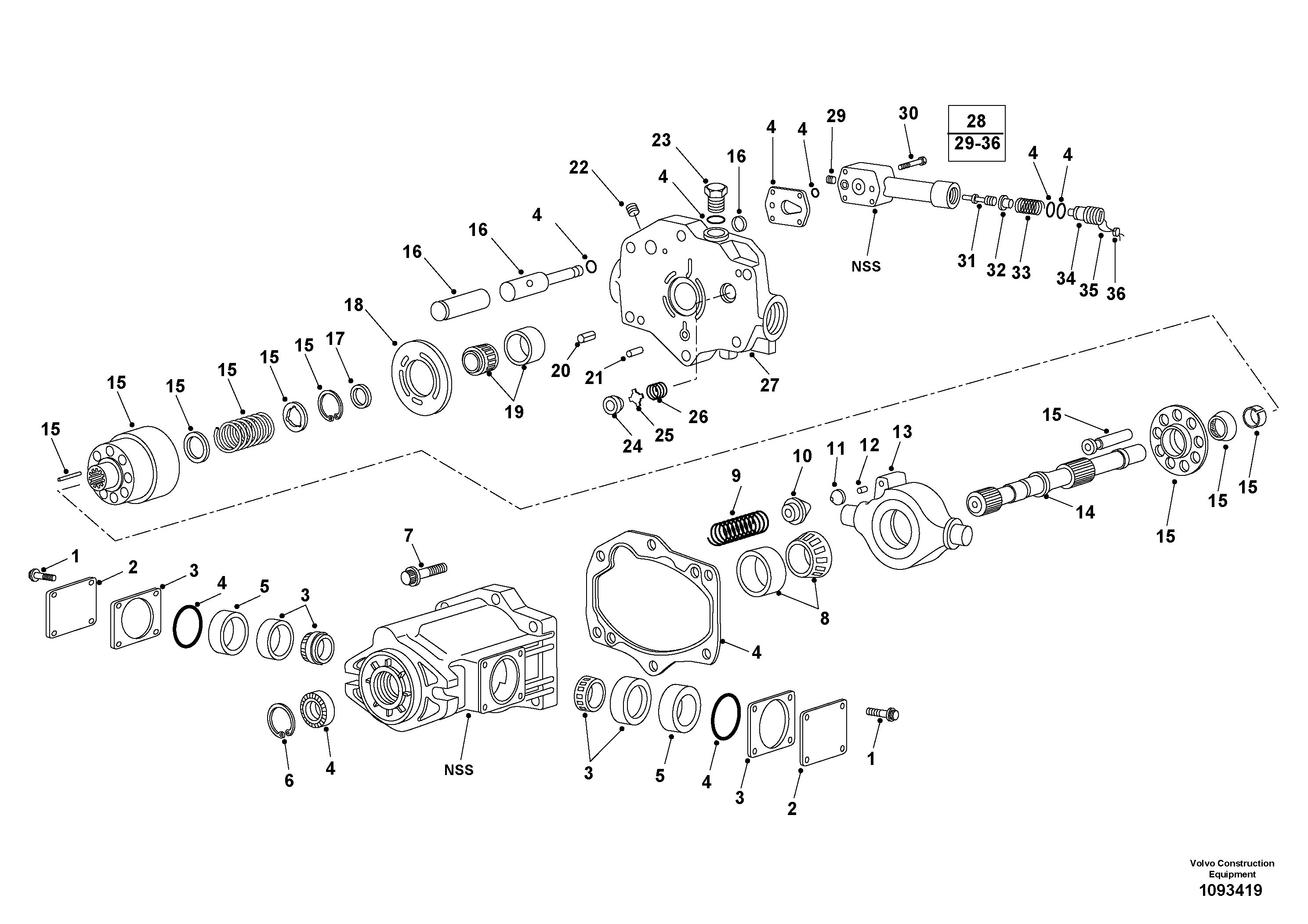 For upper engine part TEL9058044 VOLVO