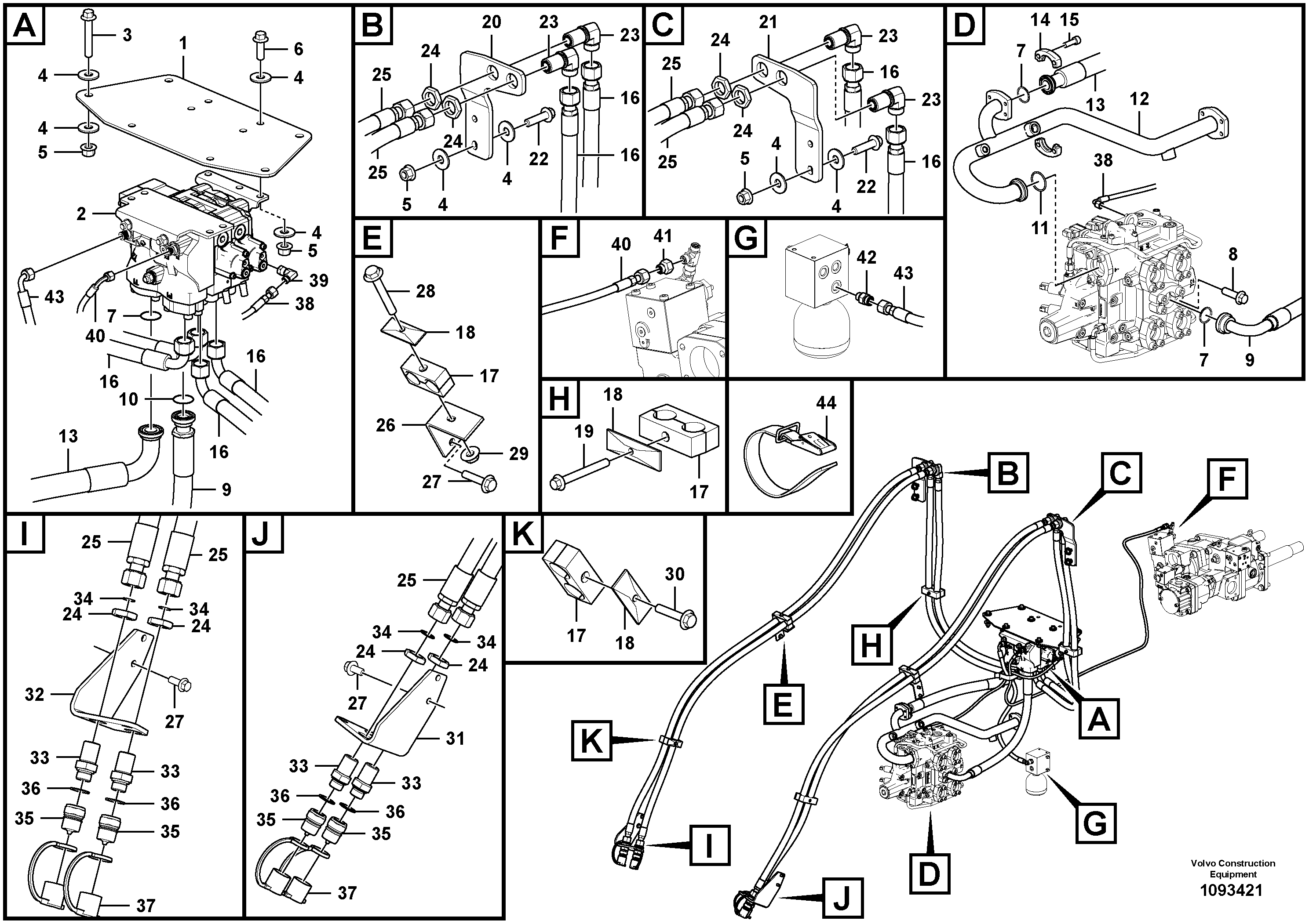 Timing gear casing VOE16061693 VOLVO